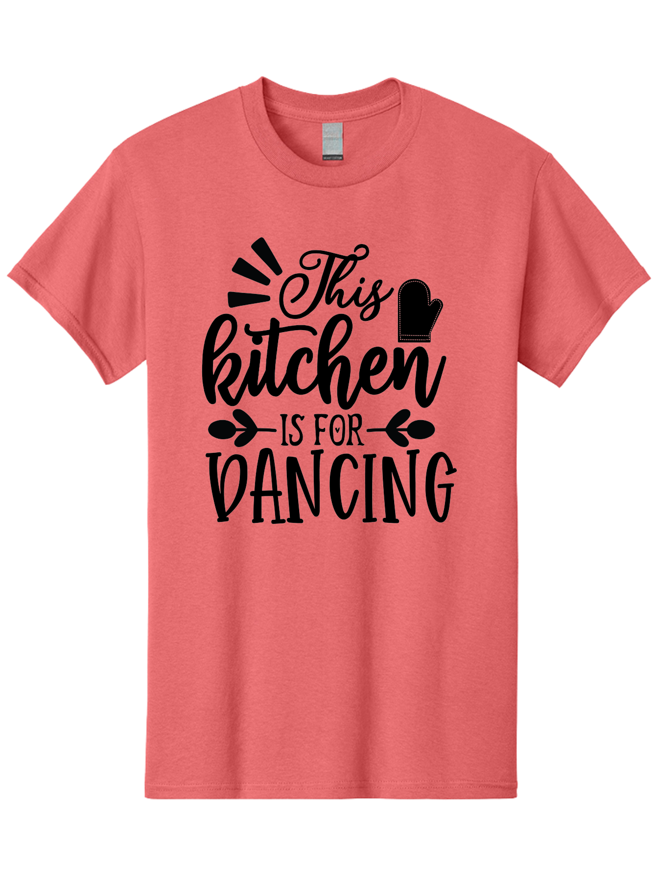 This-Kitchen-Is-For-Dancing Men'S Graphic Tee, 100% Cotton, Comfortable Casual Summer Wear, Machine Washable, Kitchen Dancing, Kitchen Decor, Dance Quotes, Kitchen Inspiration, Cooking Quotes, Dance Love, Kitchen Passion, Cooking Inspiration Aab592