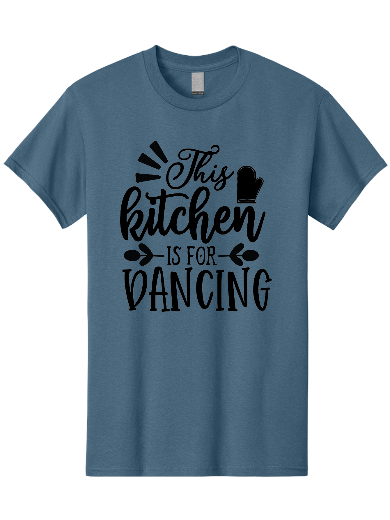 This-Kitchen-Is-For-Dancing Men'S Graphic Tee, 100% Cotton, Comfortable Casual Summer Wear, Machine Washable, Kitchen Dancing, Kitchen Decor, Dance Quotes, Kitchen Inspiration, Cooking Quotes, Dance Love, Kitchen Passion, Cooking Inspiration Aab592