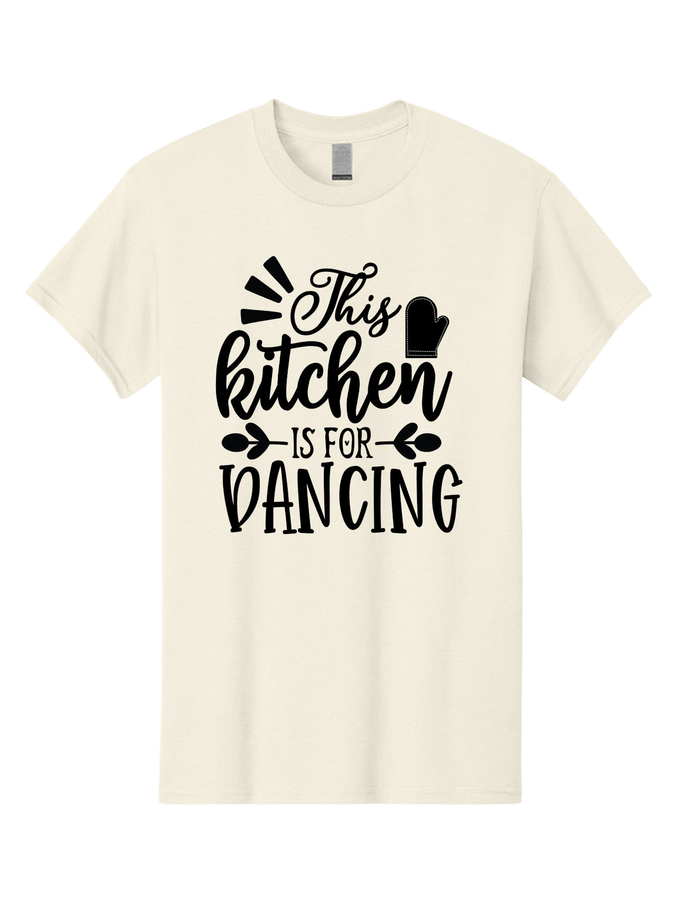 This-Kitchen-Is-For-Dancing Men'S Graphic Tee, 100% Cotton, Comfortable Casual Summer Wear, Machine Washable, Kitchen Dancing, Kitchen Decor, Dance Quotes, Kitchen Inspiration, Cooking Quotes, Dance Love, Kitchen Passion, Cooking Inspiration Aab592