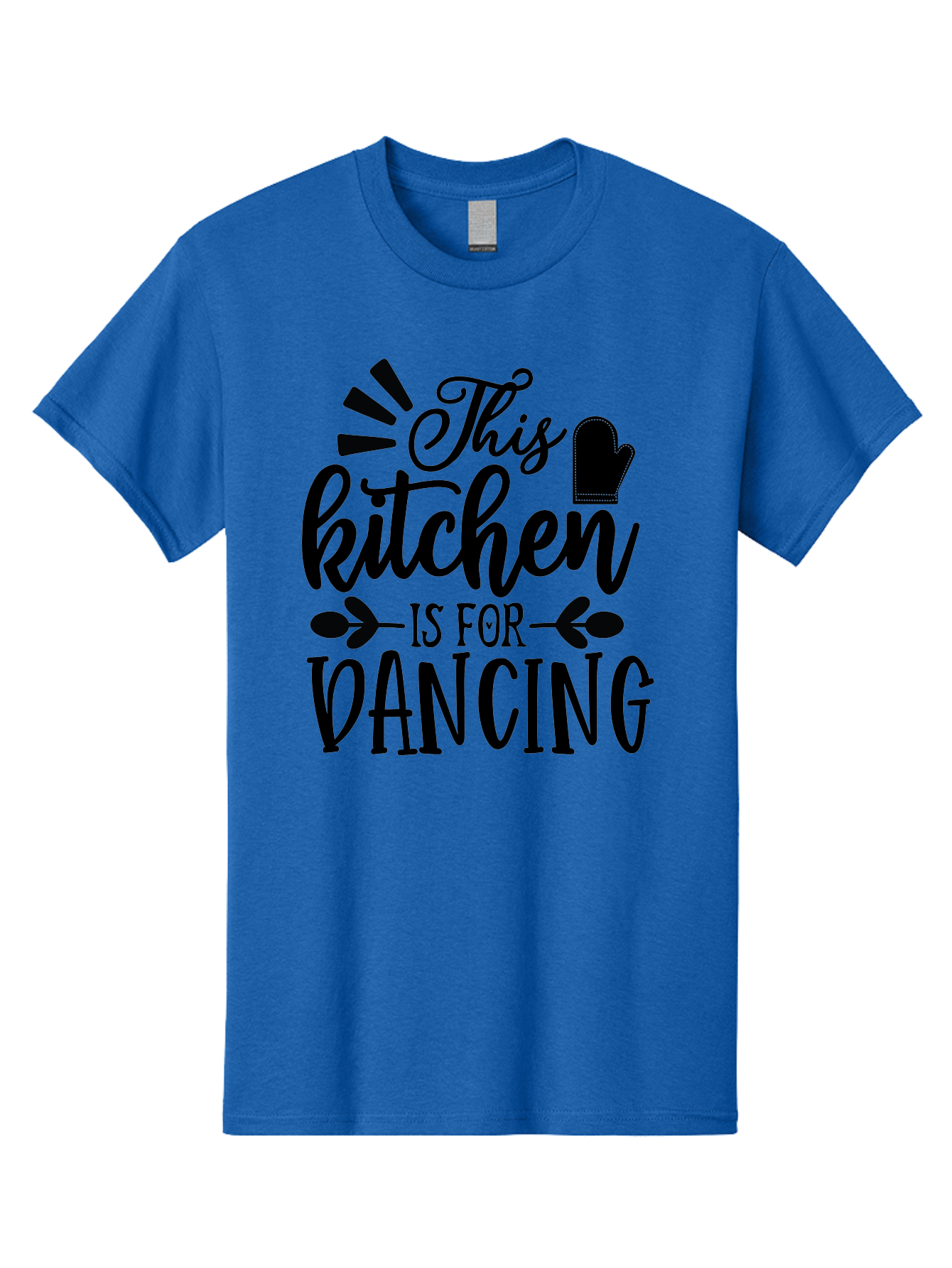 This-Kitchen-Is-For-Dancing Men'S Graphic Tee, 100% Cotton, Comfortable Casual Summer Wear, Machine Washable, Kitchen Dancing, Kitchen Decor, Dance Quotes, Kitchen Inspiration, Cooking Quotes, Dance Love, Kitchen Passion, Cooking Inspiration Aab592