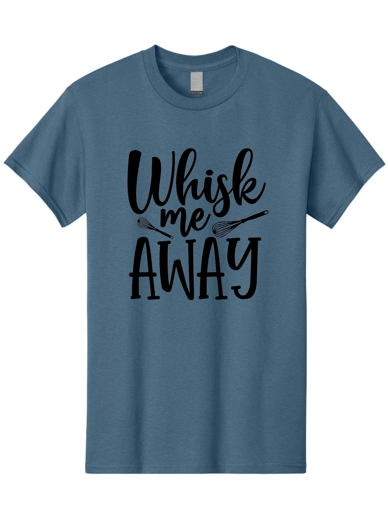 Whisk-Me-Away Men'S Graphic Tee, 100% Cotton, Comfortable Casual Summer Wear, Machine Washable, Baking Inspiration, Cooking Quotes, Kitchen Utensils, Whisk Illustrations, Fun Phrases, Clever Sayings, Culinary Humor, Creative Typography Aab595
