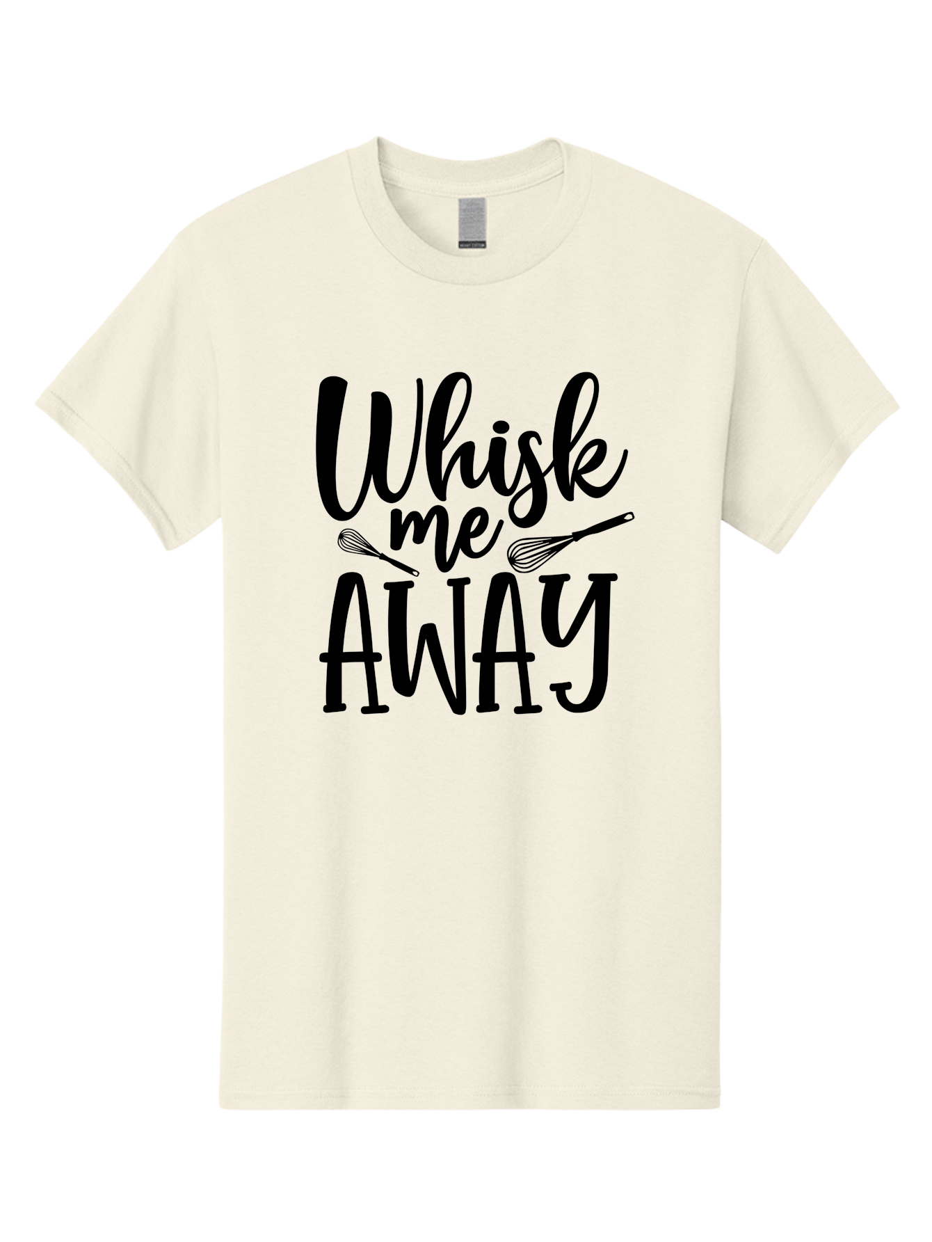 Whisk-Me-Away Men'S Graphic Tee, 100% Cotton, Comfortable Casual Summer Wear, Machine Washable, Baking Inspiration, Cooking Quotes, Kitchen Utensils, Whisk Illustrations, Fun Phrases, Clever Sayings, Culinary Humor, Creative Typography Aab595