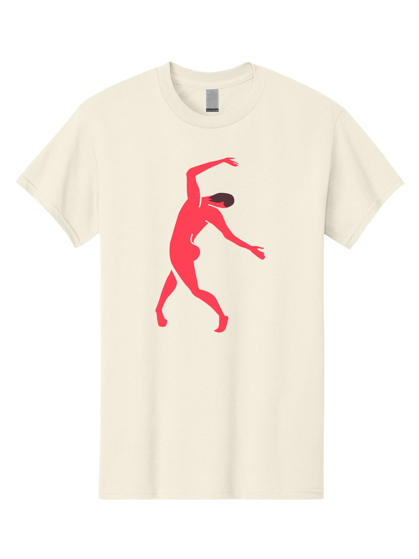 Dancer-1 Men'S Graphic Tee, 100% Cotton, Comfortable Casual Summer Wear, Machine Washable, Female Dancer, Dancing Pose, Dynamic Movement, Modern Dance, Contemporary Dance, Fluid Motion, Elegant Silhouette, Grace, Femininity, Dance Art Aab610