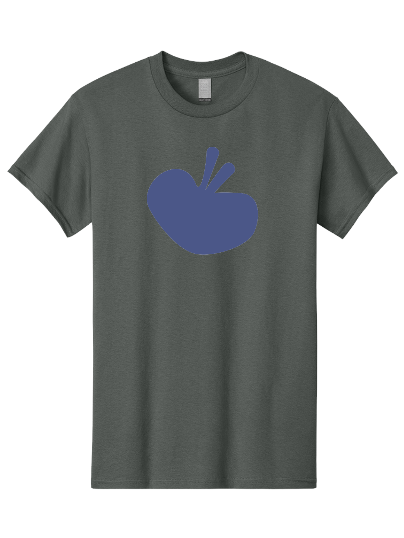 Hand-Heart Men'S Graphic Tee, 100% Cotton, Comfortable Casual Summer Wear, Machine Washable, Hand Gesture, Two Fingers Up, Peace Sign, Friendship Symbol, Love, Care, Affection, Kindness, Peace Aab620