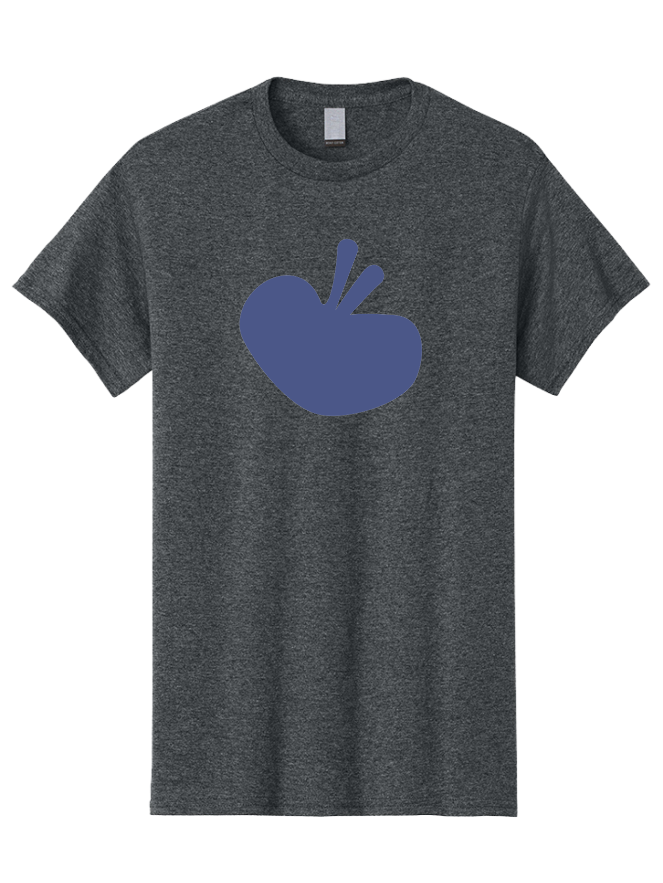 Hand-Heart Men'S Graphic Tee, 100% Cotton, Comfortable Casual Summer Wear, Machine Washable, Hand Gesture, Two Fingers Up, Peace Sign, Friendship Symbol, Love, Care, Affection, Kindness, Peace Aab620