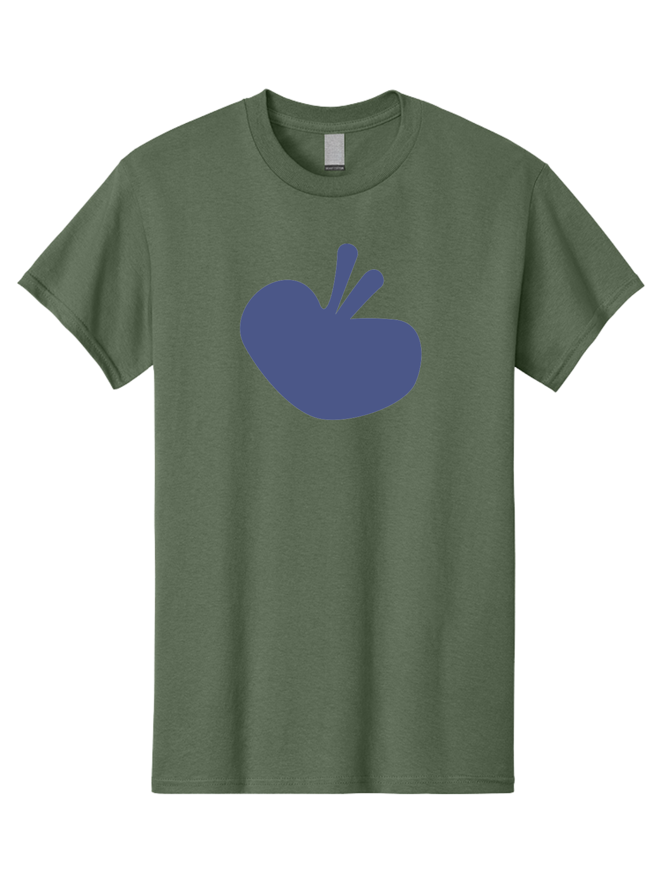 Hand-Heart Men'S Graphic Tee, 100% Cotton, Comfortable Casual Summer Wear, Machine Washable, Hand Gesture, Two Fingers Up, Peace Sign, Friendship Symbol, Love, Care, Affection, Kindness, Peace Aab620