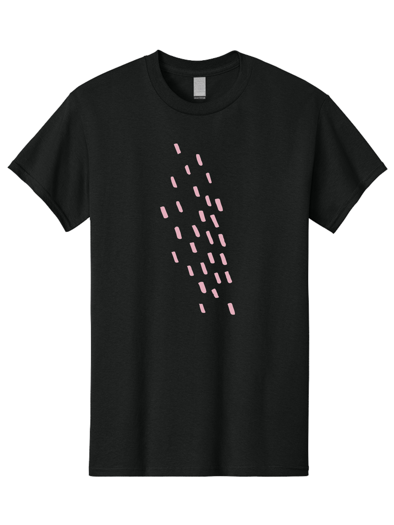 Pink-Capsules Men'S Graphic Tee, 100% Cotton, Comfortable Casual Summer Wear, Machine Washable, White Oblong Shapes, Modern Design Elements, Abstract Patterns, Minimalist Aesthetics, Graphic Design Inspiration, Creative Visuals Aab625