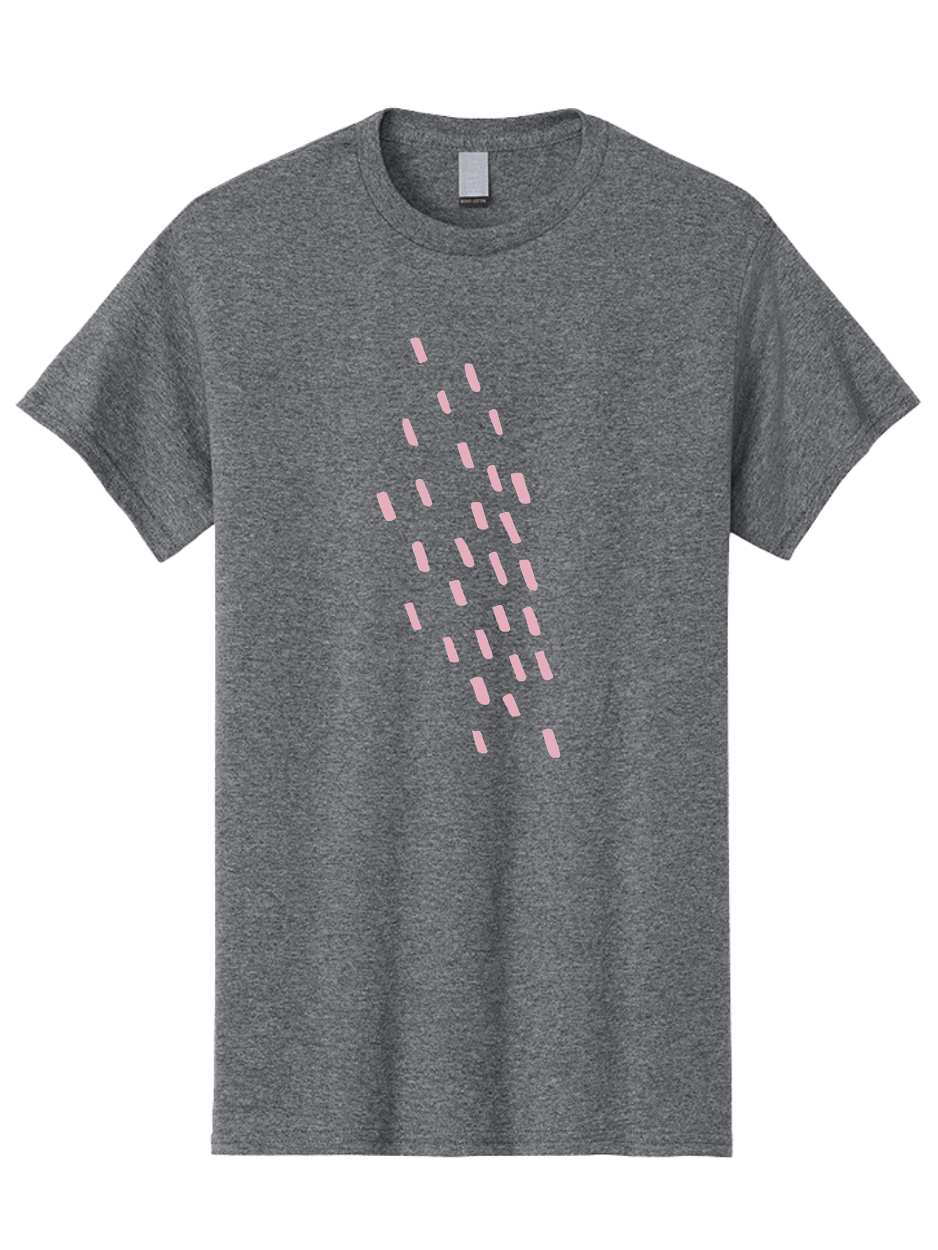 Pink-Capsules Men'S Graphic Tee, 100% Cotton, Comfortable Casual Summer Wear, Machine Washable, White Oblong Shapes, Modern Design Elements, Abstract Patterns, Minimalist Aesthetics, Graphic Design Inspiration, Creative Visuals Aab625