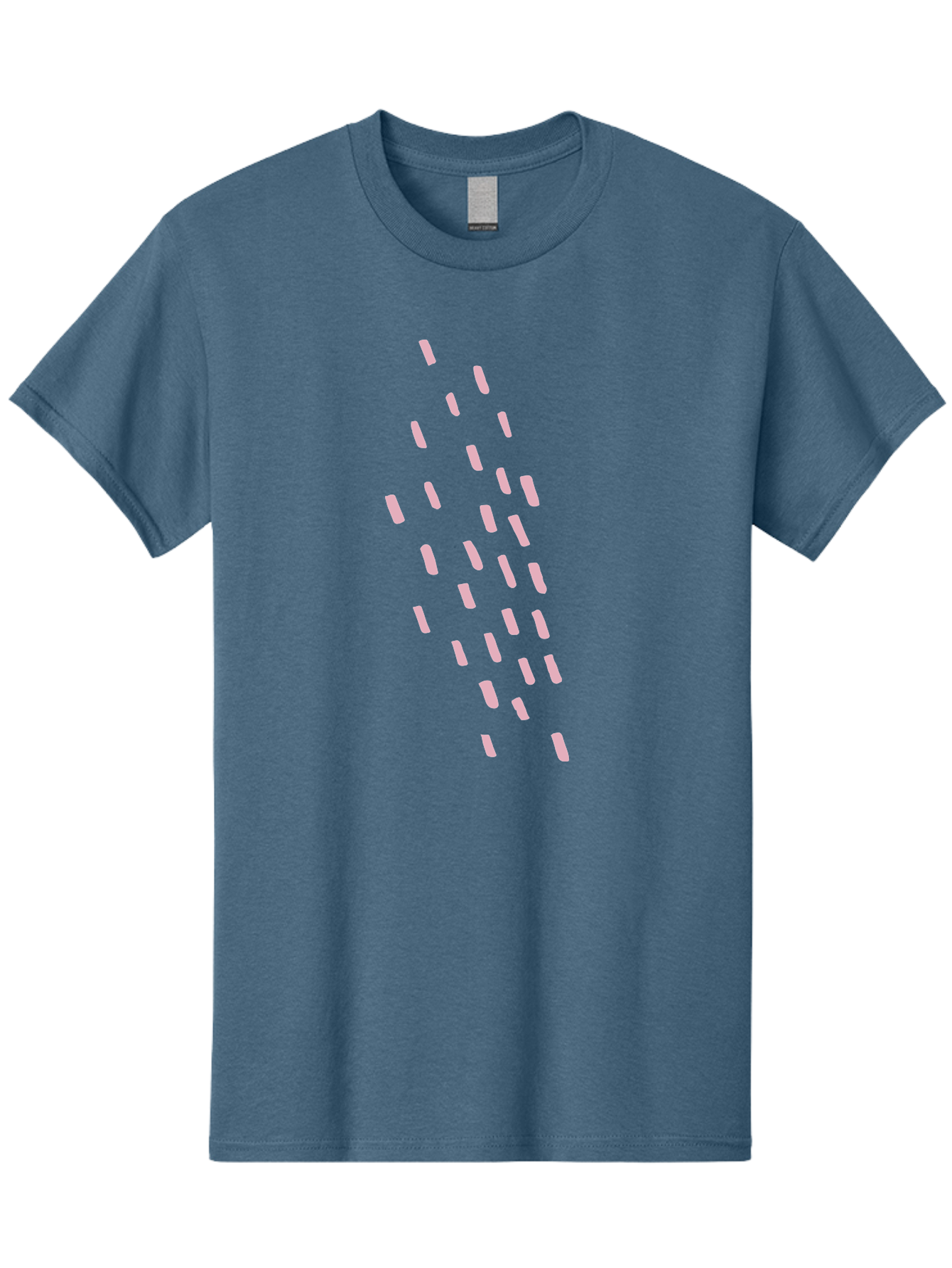 Pink-Capsules Men'S Graphic Tee, 100% Cotton, Comfortable Casual Summer Wear, Machine Washable, White Oblong Shapes, Modern Design Elements, Abstract Patterns, Minimalist Aesthetics, Graphic Design Inspiration, Creative Visuals Aab625