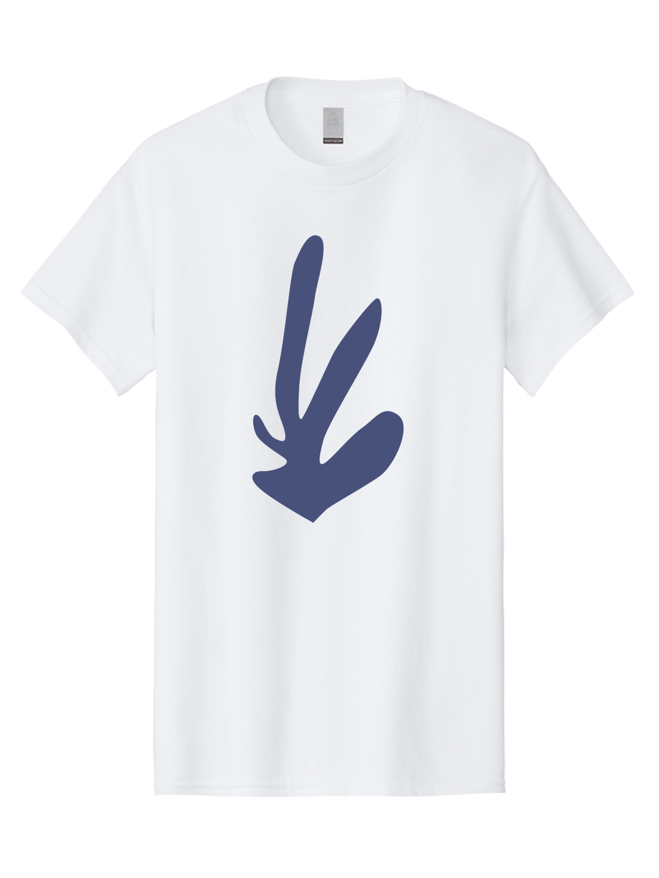 Purple-Hand Men'S Graphic Tee, 100% Cotton, Comfortable Casual Summer Wear, Machine Washable, Bird Footprint, Animal Track, Wildlife Sign, Nature Symbol, Bird Watching, Outdoor Adventure, Wildlife Conservation Aab632