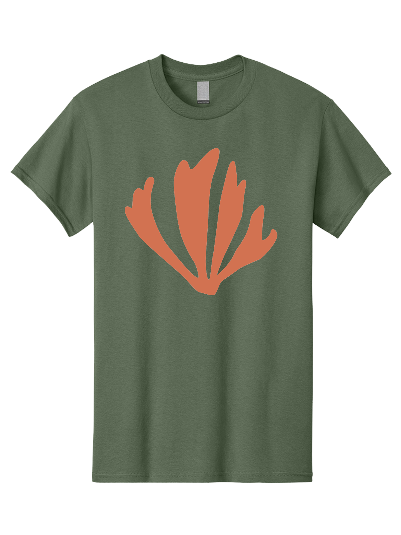 Tulip Men'S Graphic Tee, 100% Cotton, Comfortable Casual Summer Wear, Machine Washable, Tulip Flower, Red Petals, Abstract Floral Design, Simple Shape, Minimalist Art, Digital Illustration, Flower Symbol Aab637