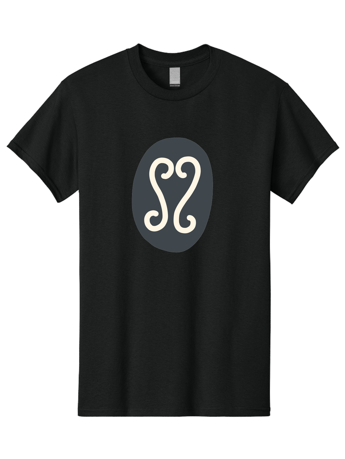 Cancer-Zodiac-Symbol Men'S Graphic Tee, 100% Cotton, Comfortable Casual Summer Wear, Machine Washable, Cancer Zodiac Sign, Astrology Symbol, Horoscope Icon, Simple Design, Minimalist Art, Esoteric Symbolism, Mystical Sign Aab677