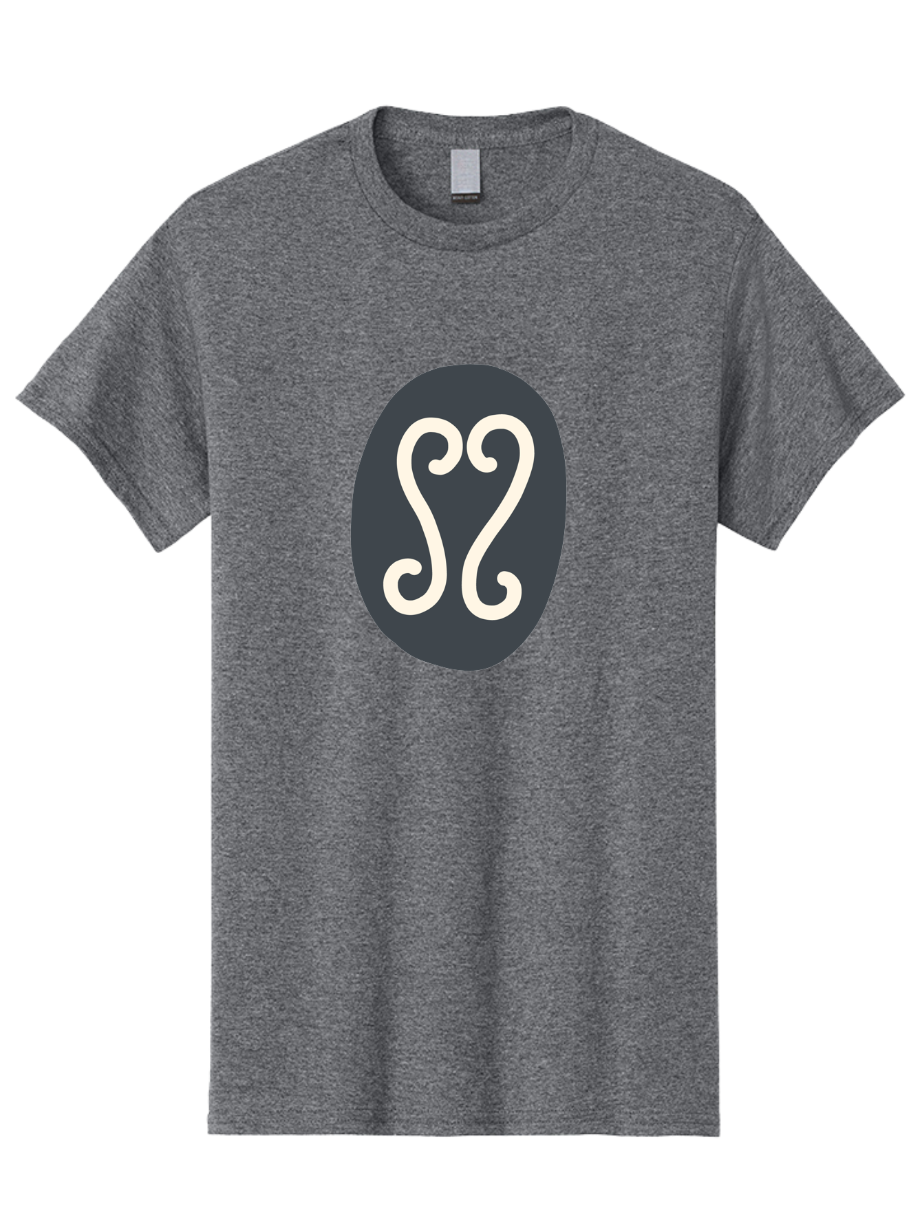 Cancer-Zodiac-Symbol Men'S Graphic Tee, 100% Cotton, Comfortable Casual Summer Wear, Machine Washable, Cancer Zodiac Sign, Astrology Symbol, Horoscope Icon, Simple Design, Minimalist Art, Esoteric Symbolism, Mystical Sign Aab677