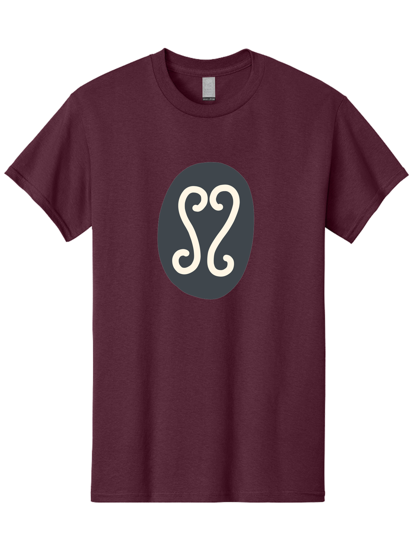 Cancer-Zodiac-Symbol Men'S Graphic Tee, 100% Cotton, Comfortable Casual Summer Wear, Machine Washable, Cancer Zodiac Sign, Astrology Symbol, Horoscope Icon, Simple Design, Minimalist Art, Esoteric Symbolism, Mystical Sign Aab677