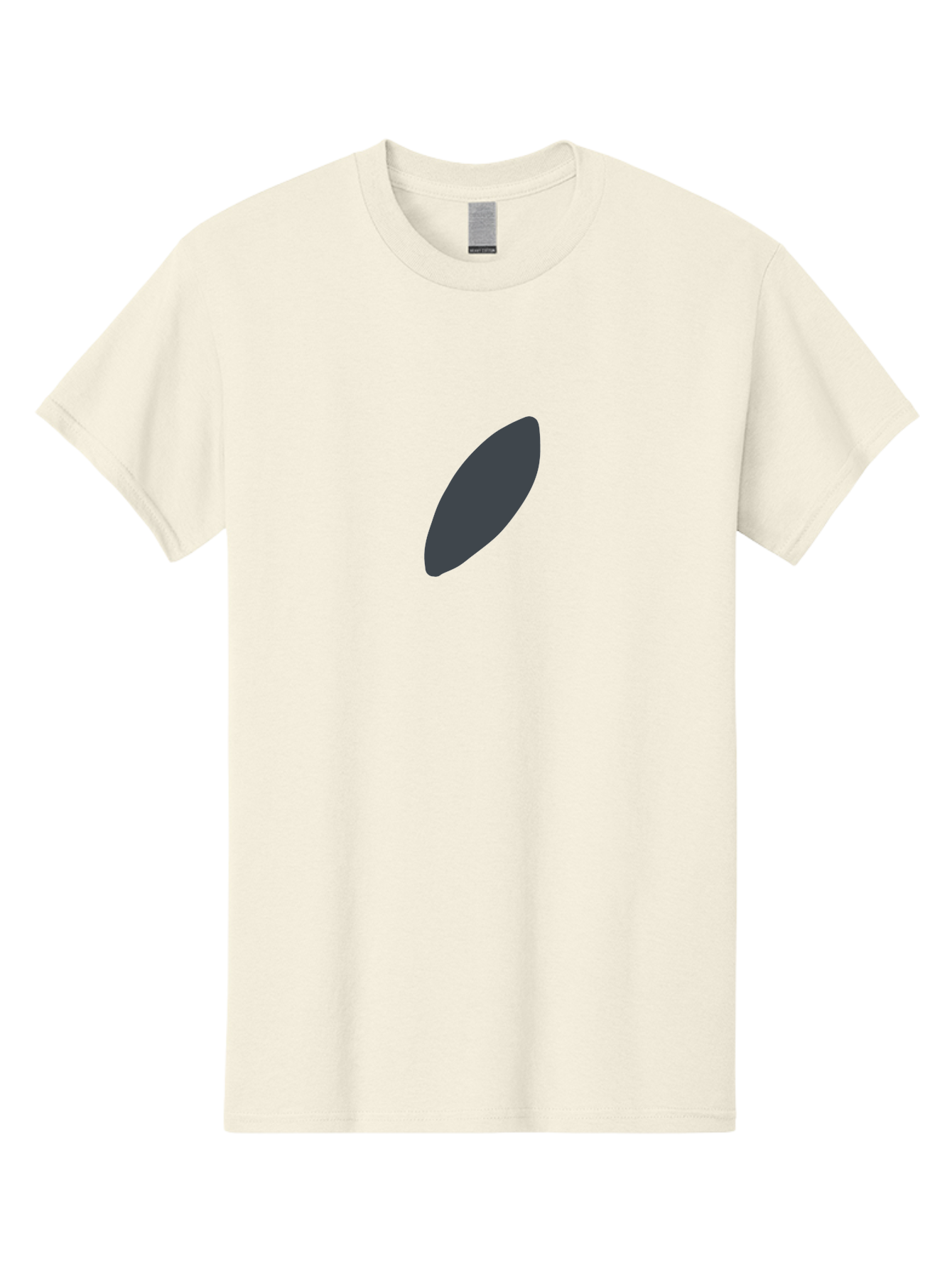 Dark-Gray-Ellipse Men'S Graphic Tee, 100% Cotton, Comfortable Casual Summer Wear, Machine Washable, Dark Gray Oval, Simple Design, Minimalist Shape, Abstract Art, Modern Graphic, Sleek Silhouette, Geometric Form Aab688