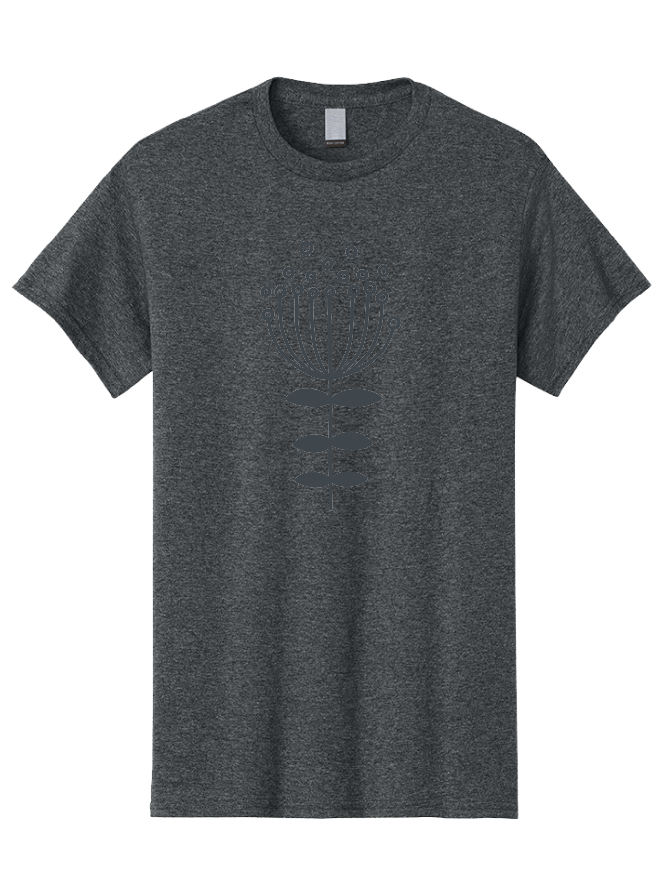 Flower-Illustration-1 Men'S Graphic Tee, 100% Cotton, Comfortable Casual Summer Wear, Machine Washable, Simple Flower Design, Minimalist Graphic, Floral Pattern, Modern Illustration, Botanical Art, Stylized Bloom Aab733