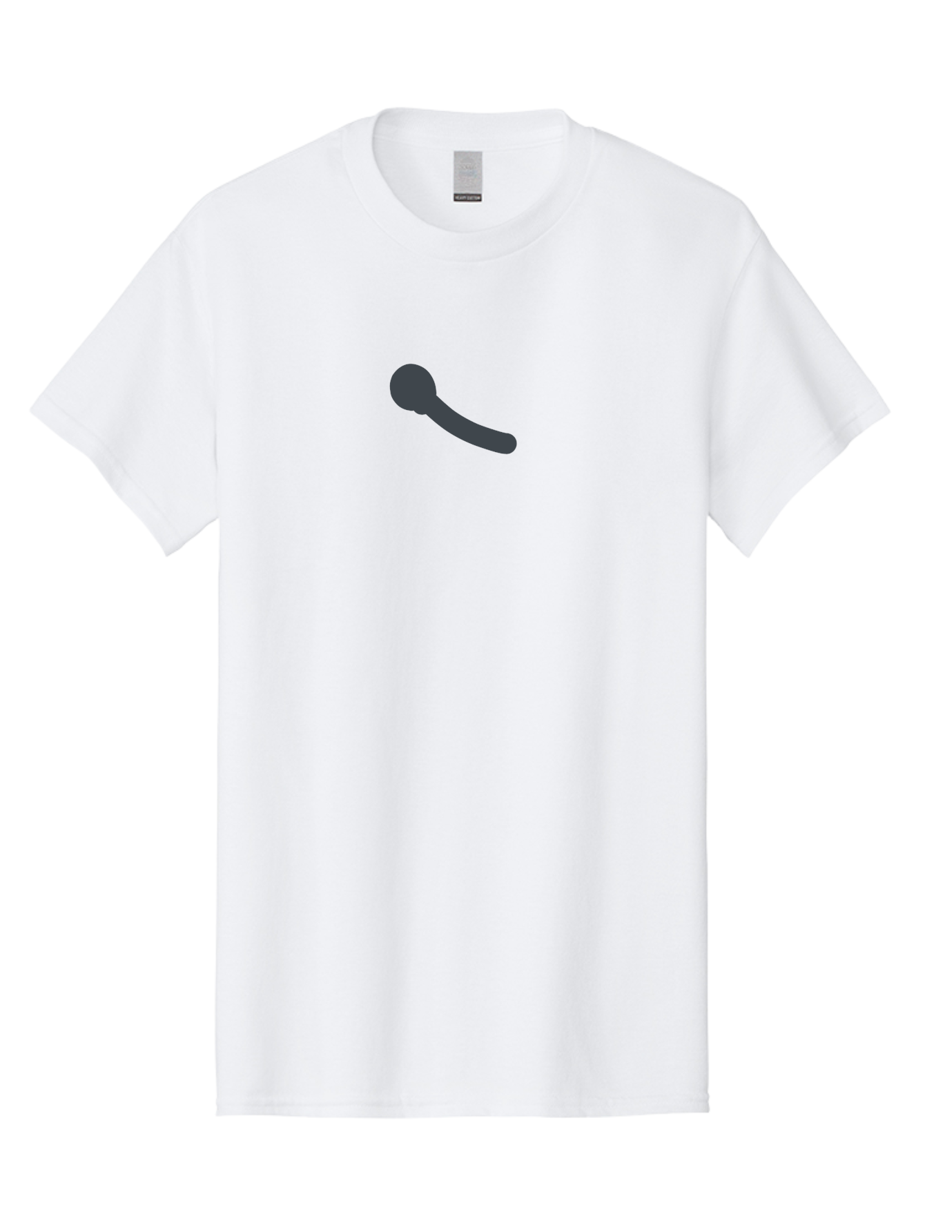 Microphone Men'S Graphic Tee, 100% Cotton, Comfortable Casual Summer Wear, Machine Washable, Dark Gray Microphone, Simple Design, Minimalistic Icon, Music Recording, Voice Capture, Podcasting Equipment Aab765