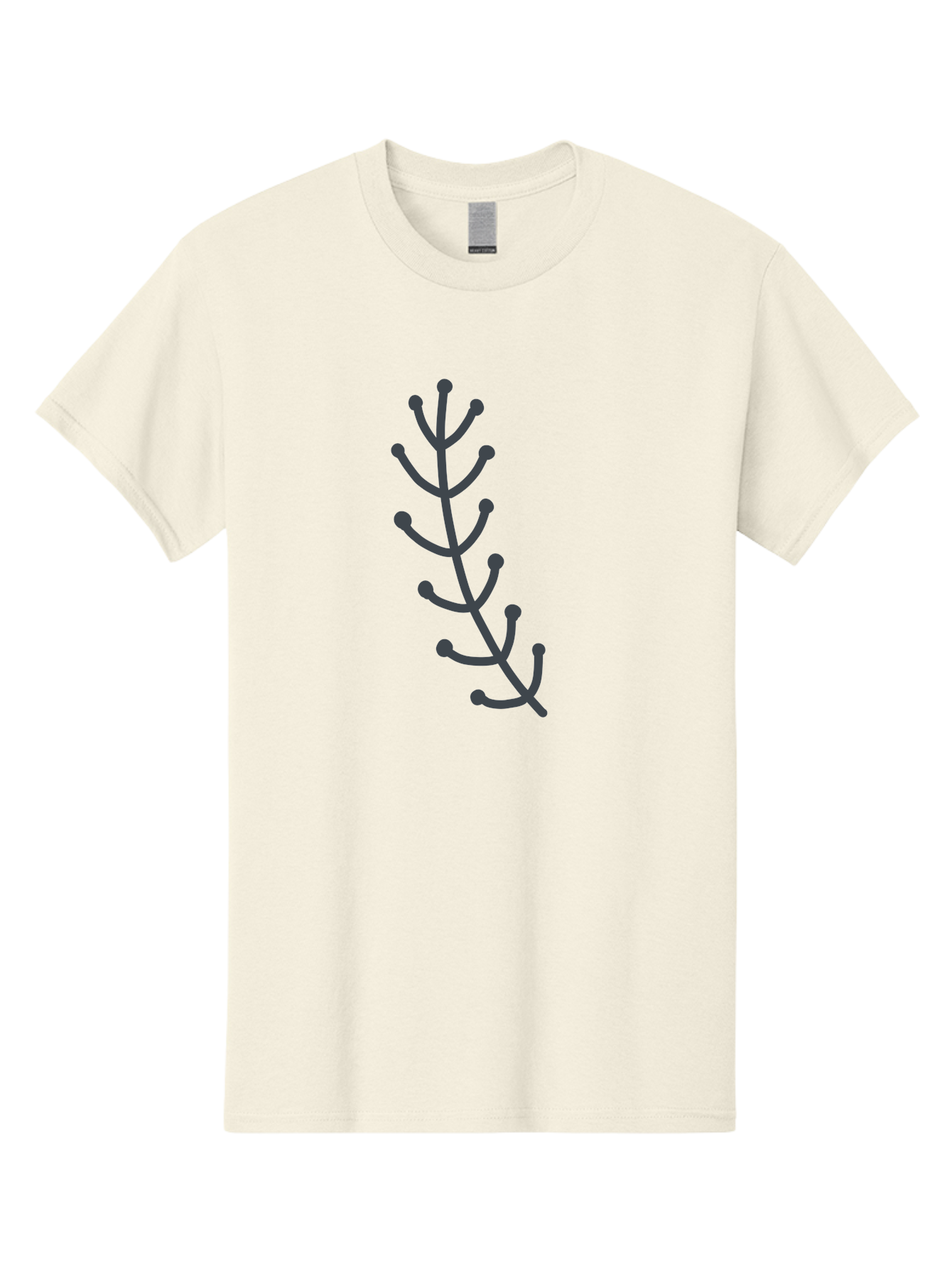 Purple-Branch Men'S Graphic Tee, 100% Cotton, Comfortable Casual Summer Wear, Machine Washable, Purple Twig, Minimalist Design, Simple Illustration, Botanical Art, Abstract Shape, Graphic Element, Digital Drawing, Stylized Branch Aab774