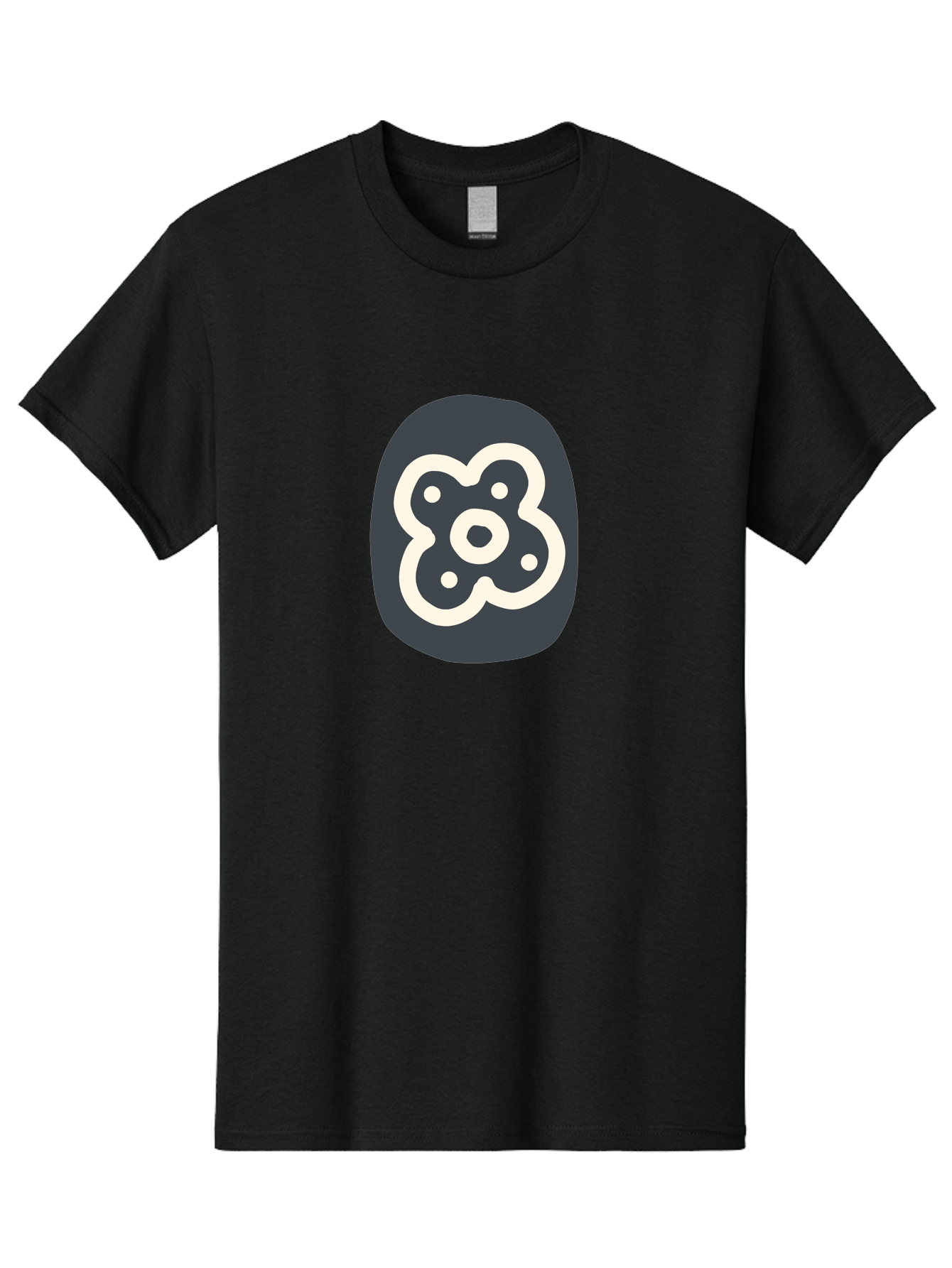 Rounded-Square-Logo Men'S Graphic Tee, 100% Cotton, Comfortable Casual Summer Wear, Machine Washable, Paw Print, Dog Paw, Pet Care, Animal Tracking, Pet Grooming, Pet Accessories, Pet Love Aab791