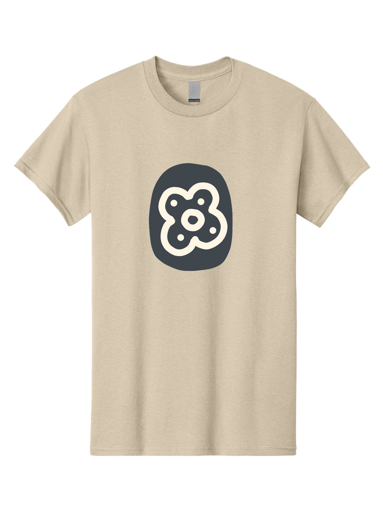 Rounded-Square-Logo Men'S Graphic Tee, 100% Cotton, Comfortable Casual Summer Wear, Machine Washable, Paw Print, Dog Paw, Pet Care, Animal Tracking, Pet Grooming, Pet Accessories, Pet Love Aab791
