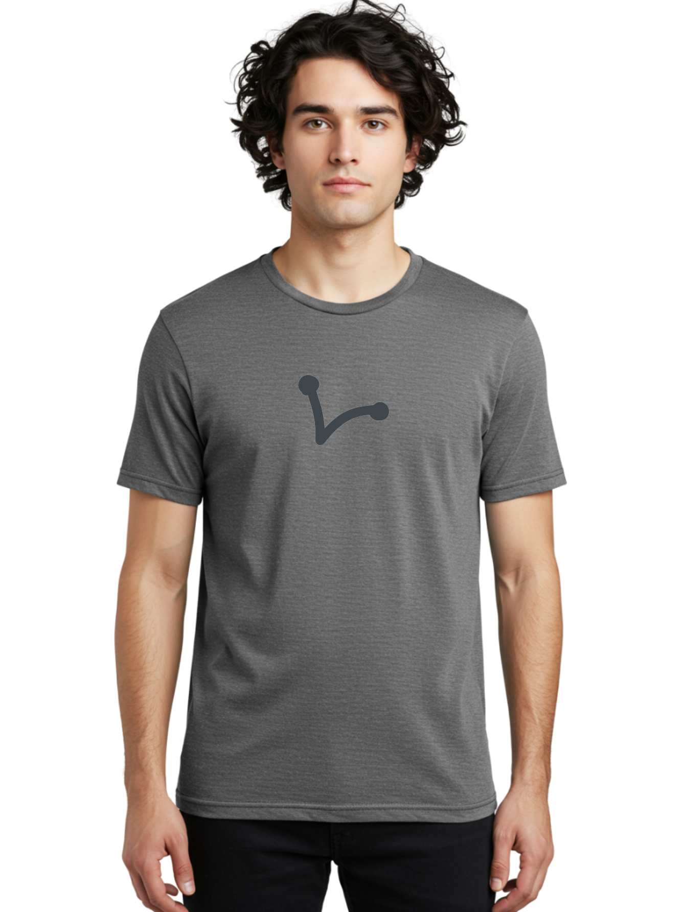Tick-Mark Men'S Graphic Tee, 100% Cotton, Comfortable Casual Summer Wear, Machine Washable, Checkmark Symbol, Validation Mark, Confirmation Sign, Success Indicator, Approval Icon, Simple Design, Minimalist Style Aab805
