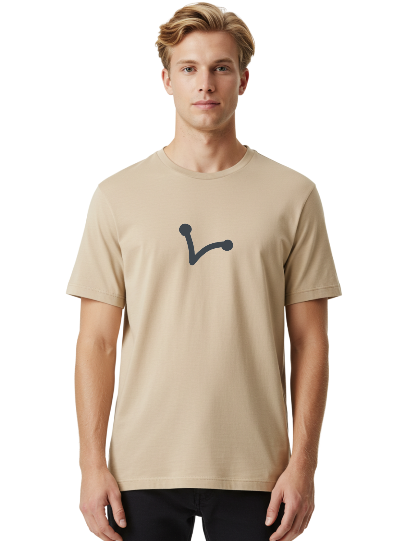 Tick-Mark Men'S Graphic Tee, 100% Cotton, Comfortable Casual Summer Wear, Machine Washable, Checkmark Symbol, Validation Mark, Confirmation Sign, Success Indicator, Approval Icon, Simple Design, Minimalist Style Aab805