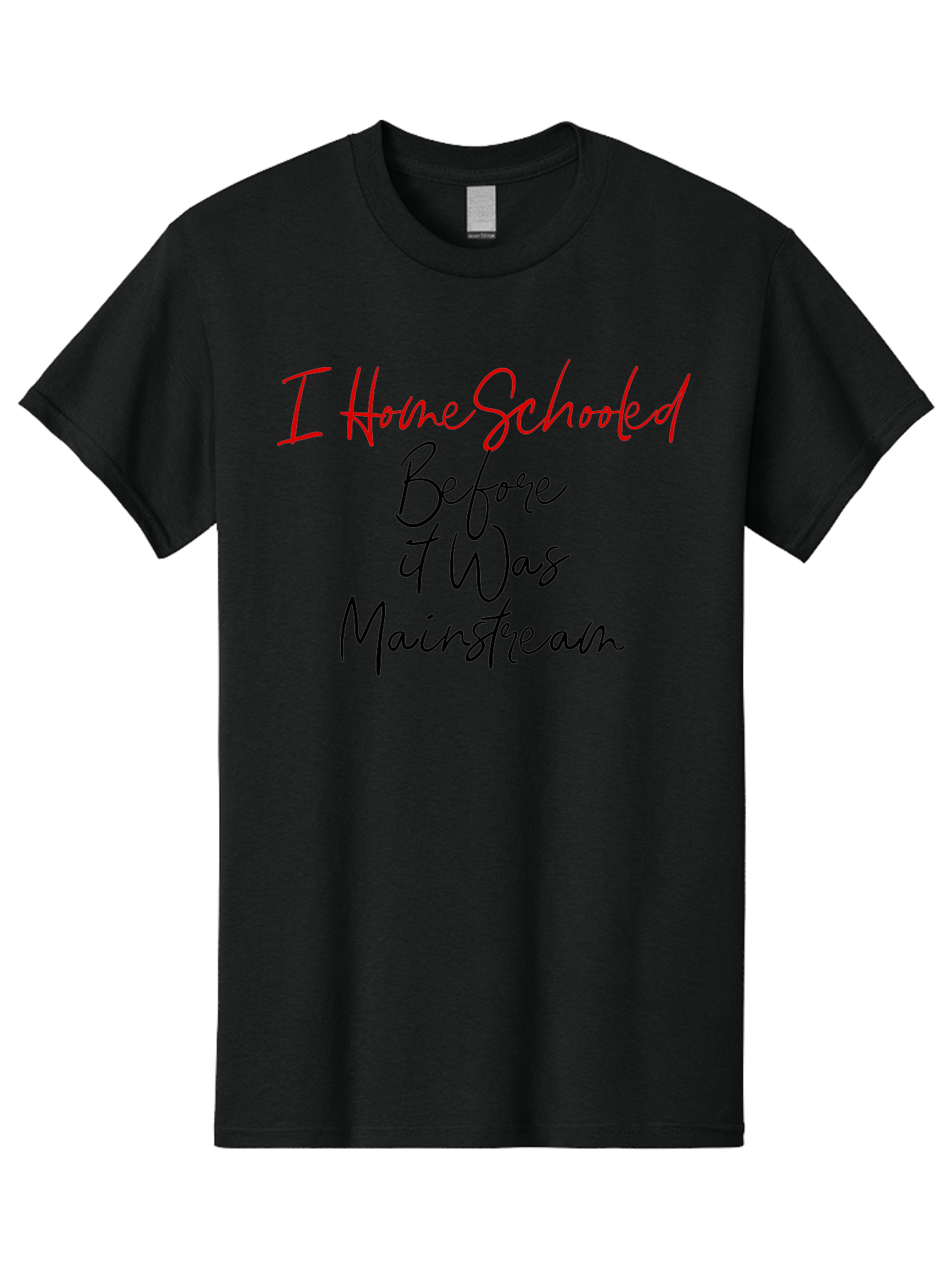 I-Homeschooled-Before-It-Was-Mainstream Men'S Graphic Tee, 100% Cotton, Comfortable Casual Summer Wear, Machine Washable, Homeschooling, Alternative Education, Non-Traditional Learning, Homeschooling Benefits, Educational Freedom, Aab905