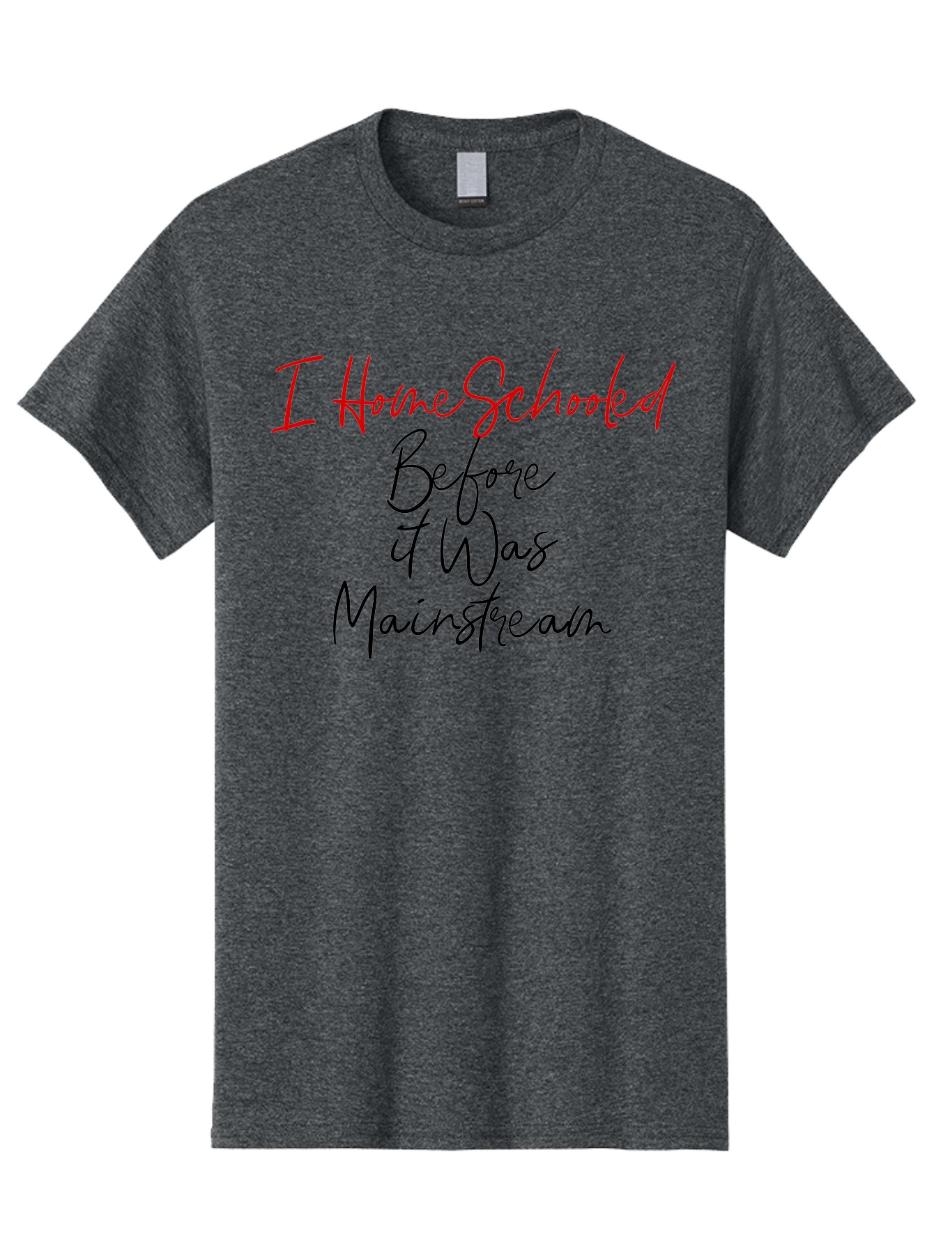 I-Homeschooled-Before-It-Was-Mainstream Men'S Graphic Tee, 100% Cotton, Comfortable Casual Summer Wear, Machine Washable, Homeschooling, Alternative Education, Non-Traditional Learning, Homeschooling Benefits, Educational Freedom, Aab905
