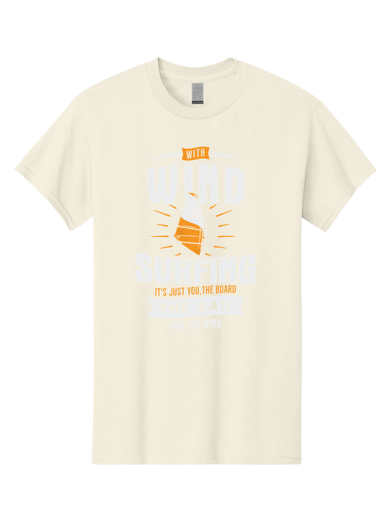 Wind-Surfing Men'S Graphic Tee, 100% Cotton, Comfortable Casual Summer Wear, Machine Washable, Windsurfing, Water Sports, Sailing, Adventure Seekers, Thrill Lovers, Windsurfing Quotes, Sailing Inspiration, Surfing Culture, Extreme Sports, Aab964