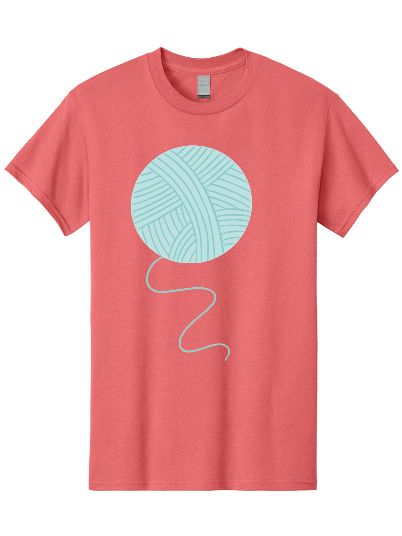 Ball-Of-Yarn Men'S Graphic Tee, 100% Cotton, Comfortable Casual Summer Wear, Machine Washable, Ball Of Yarn, Knitting Supplies, Crafting Essentials, Yarn Thread, Creative Hobbies, Handmade Crafts, Knitting Yarn Aac000