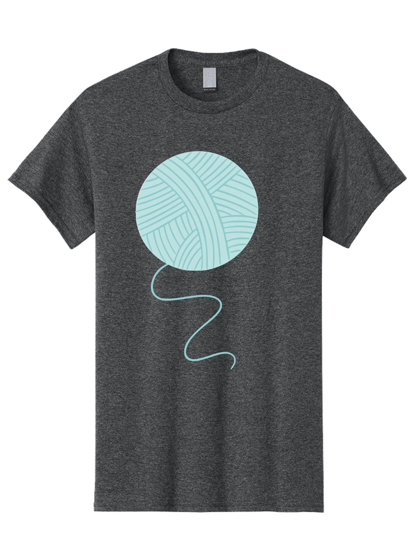 Ball-Of-Yarn Men'S Graphic Tee, 100% Cotton, Comfortable Casual Summer Wear, Machine Washable, Ball Of Yarn, Knitting Supplies, Crafting Essentials, Yarn Thread, Creative Hobbies, Handmade Crafts, Knitting Yarn Aac000