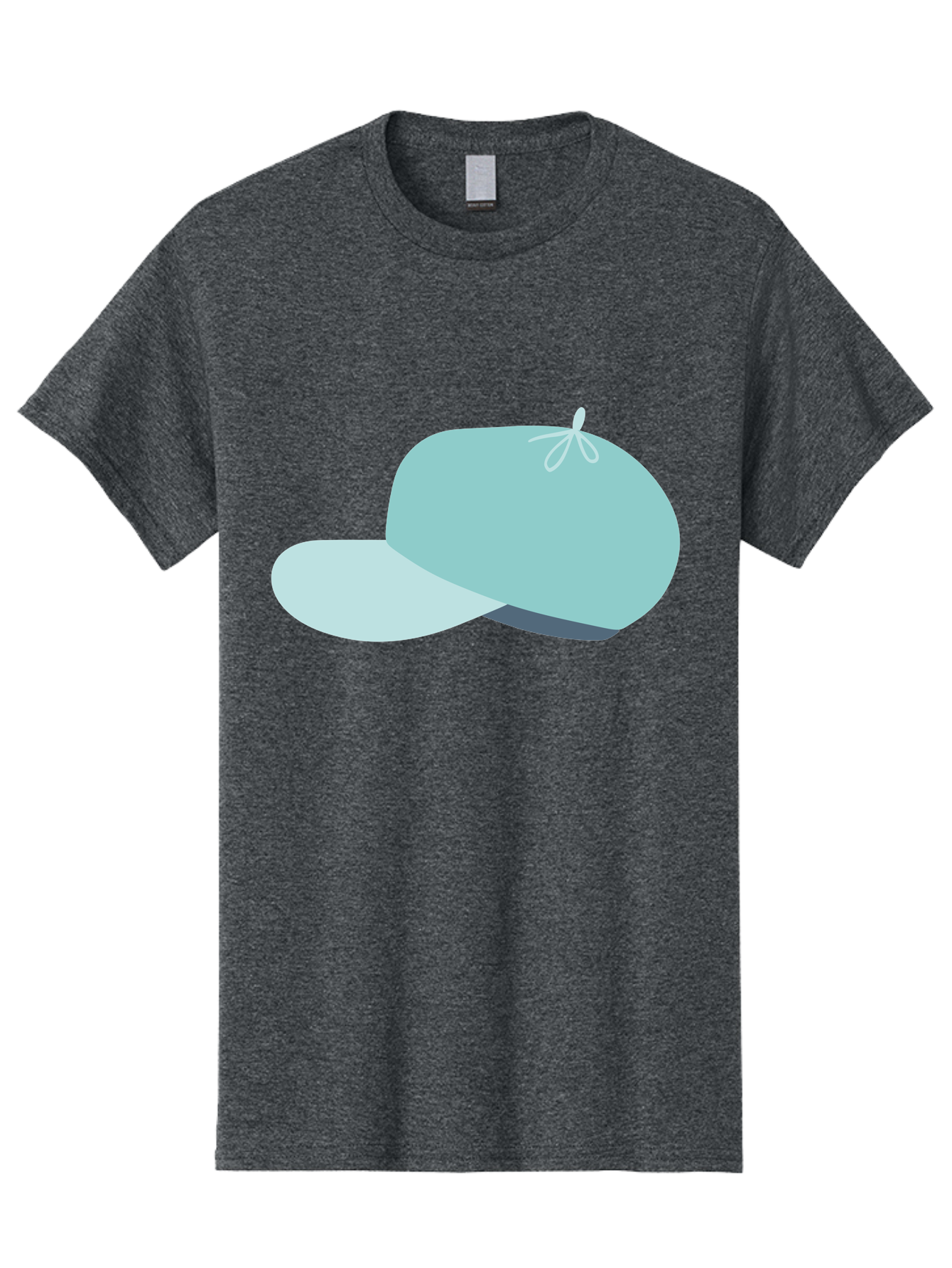 Baseball-Cap Men'S Graphic Tee, 100% Cotton, Comfortable Casual Summer Wear, Machine Washable, Baseball Cap, Sports Headwear, Casual Fashion, Adjustable Cap, Minimalist Design, Simple Style, Cap With Brim Aac001