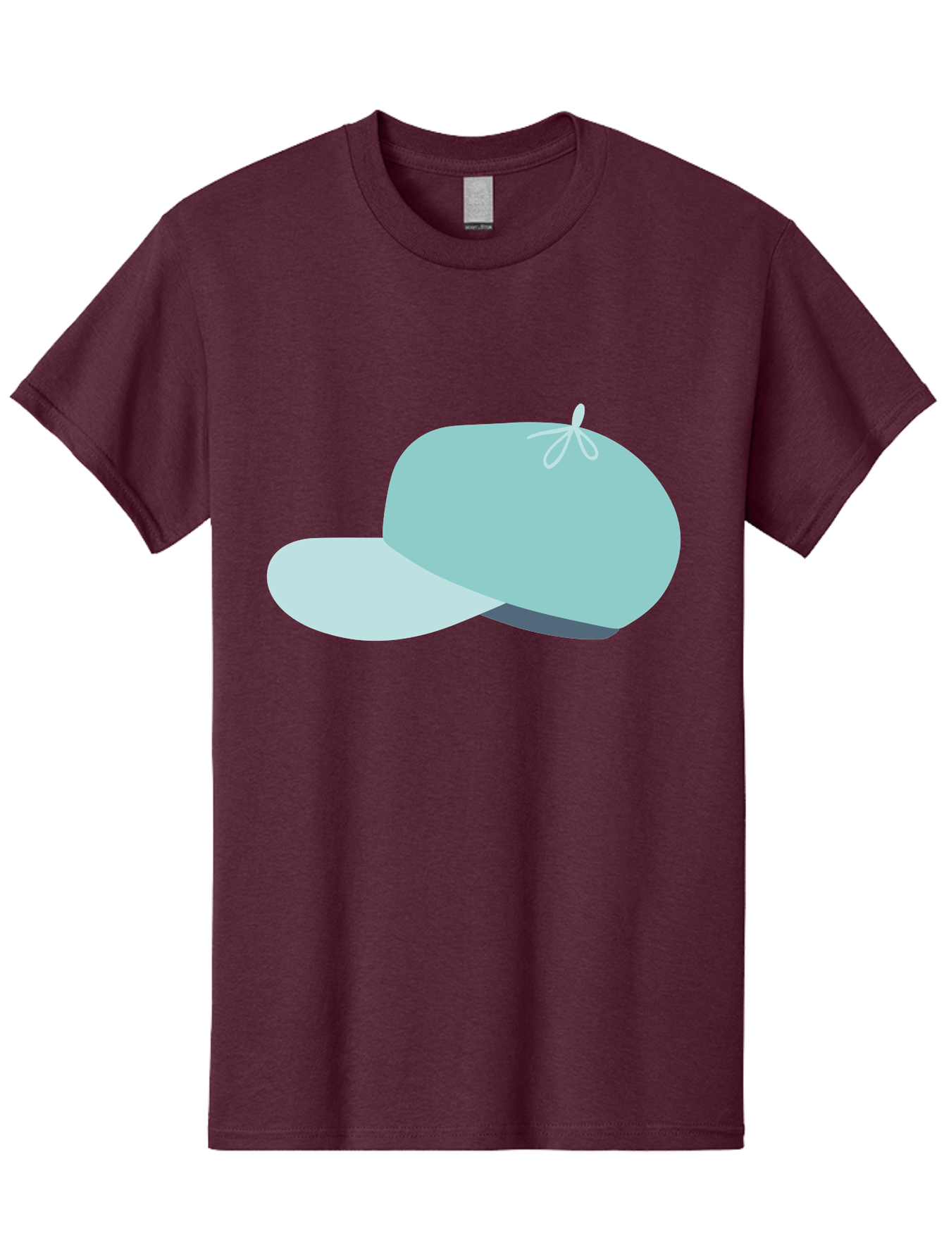 Baseball-Cap Men'S Graphic Tee, 100% Cotton, Comfortable Casual Summer Wear, Machine Washable, Baseball Cap, Sports Headwear, Casual Fashion, Adjustable Cap, Minimalist Design, Simple Style, Cap With Brim Aac001