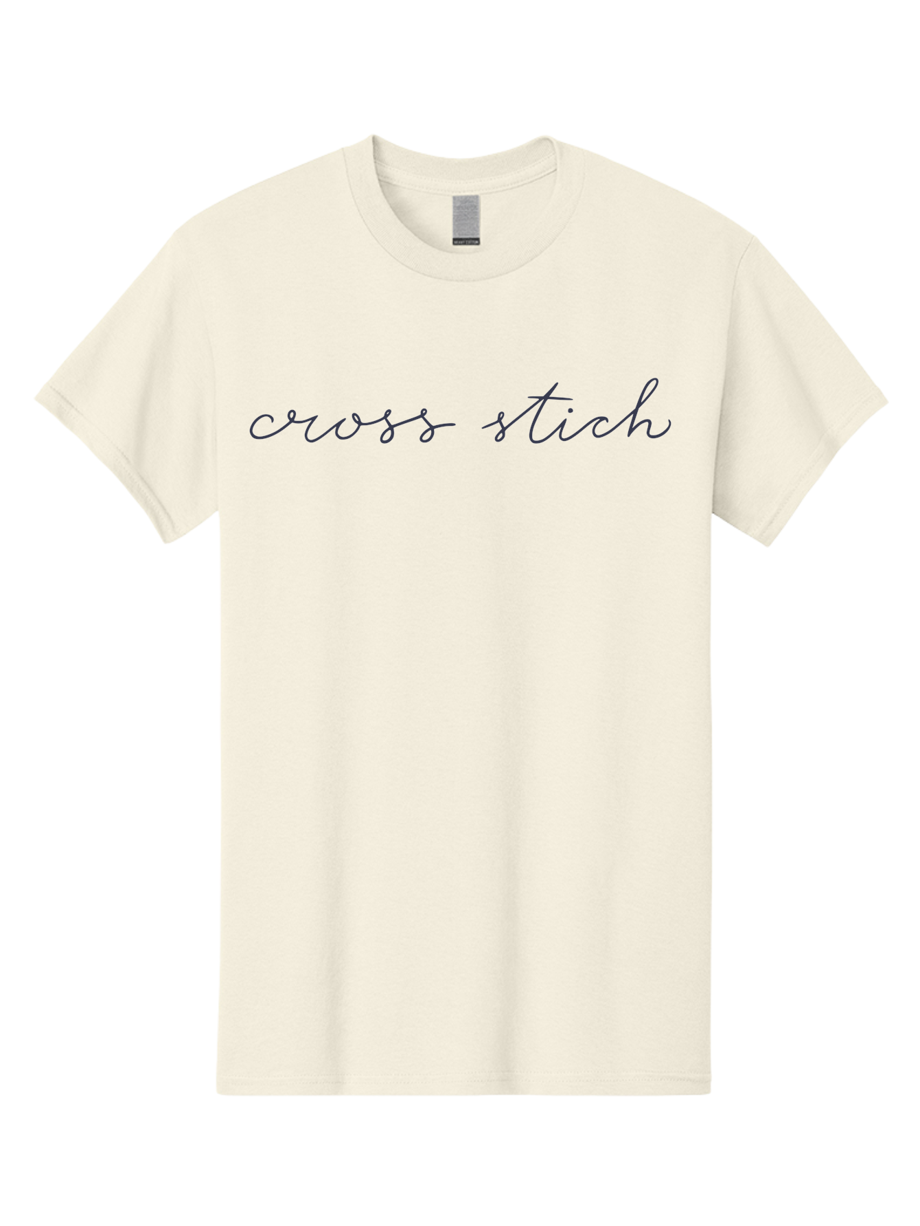 Cross-Stitch Men'S Graphic Tee, 100% Cotton, Comfortable Casual Summer Wear, Machine Washable, Cross Stitch, Embroidery, Needlework, Handmade Crafts, Stitching, Crafting, Diy Projects, Textile Art Aac011