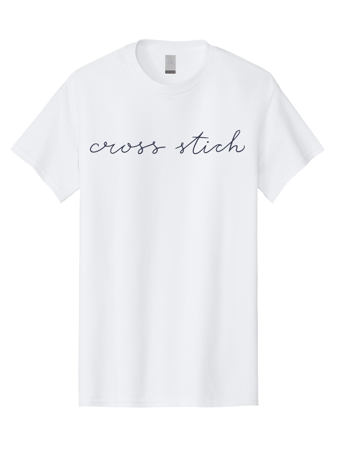 Cross-Stitch Men'S Graphic Tee, 100% Cotton, Comfortable Casual Summer Wear, Machine Washable, Cross Stitch, Embroidery, Needlework, Handmade Crafts, Stitching, Crafting, Diy Projects, Textile Art Aac011