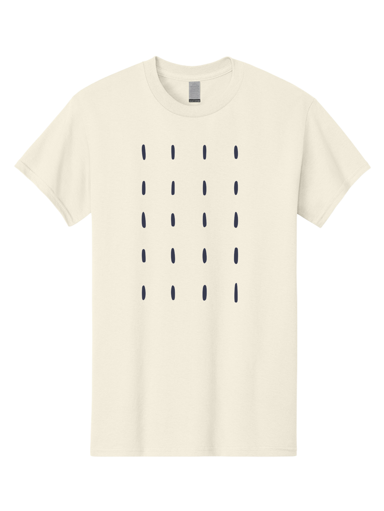 Dashes-Pattern Men'S Graphic Tee, 100% Cotton, Comfortable Casual Summer Wear, Machine Washable, Gray Ovals Pattern, Symmetrical Design, Minimalist Aesthetic, Modern Art, Grid Layout, Simple Shapes, Contemporary Style, Abstract Pattern Aac017