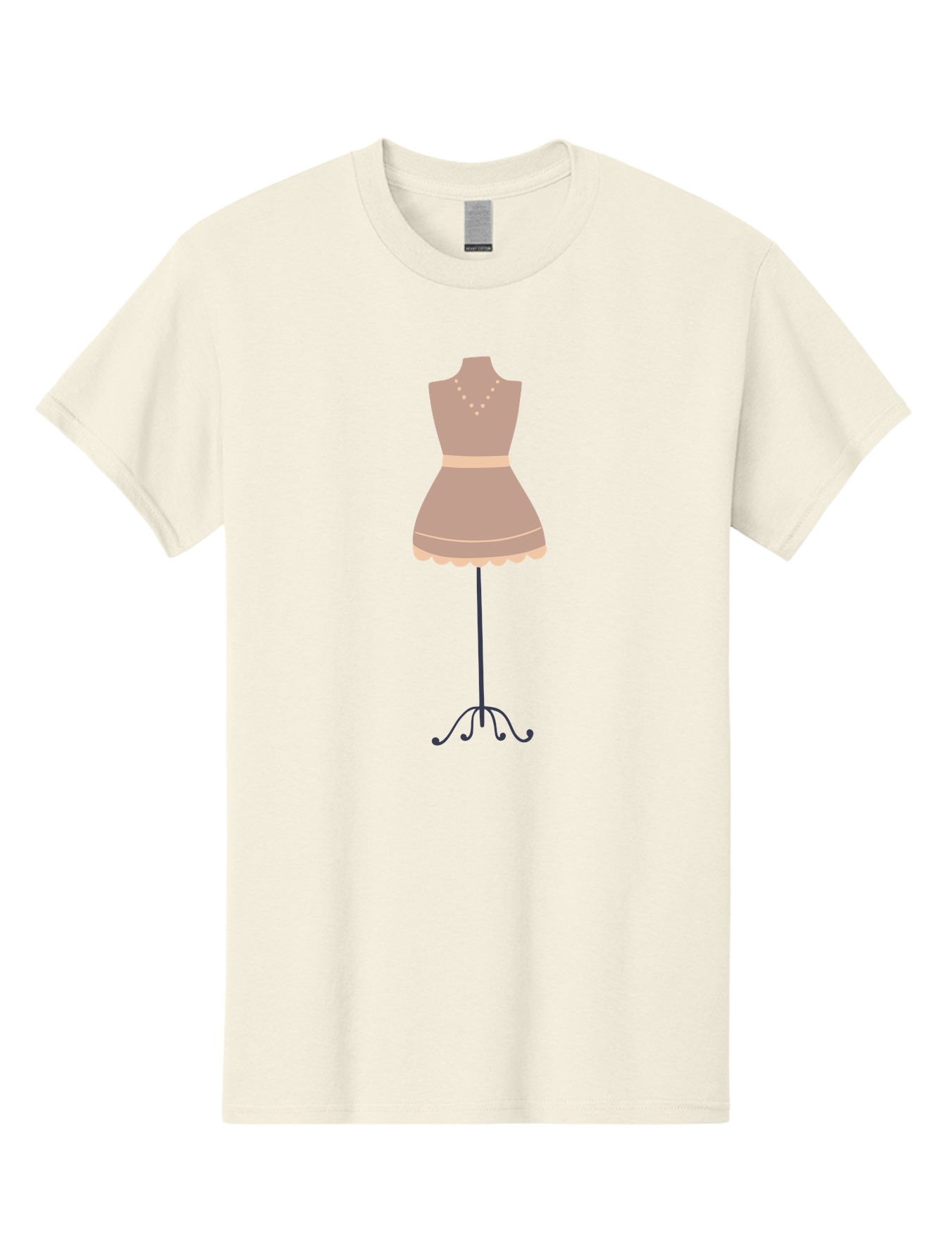 Dress-Form-Mannequin Men'S Graphic Tee, 100% Cotton, Comfortable Casual Summer Wear, Machine Washable, Fashion Design, Dressmaker'S Dummy, Custom Clothing, Wardrobe Styling, Apparel Design, Fashion Illustration, Clothing Rack, Designer Dress Aac022