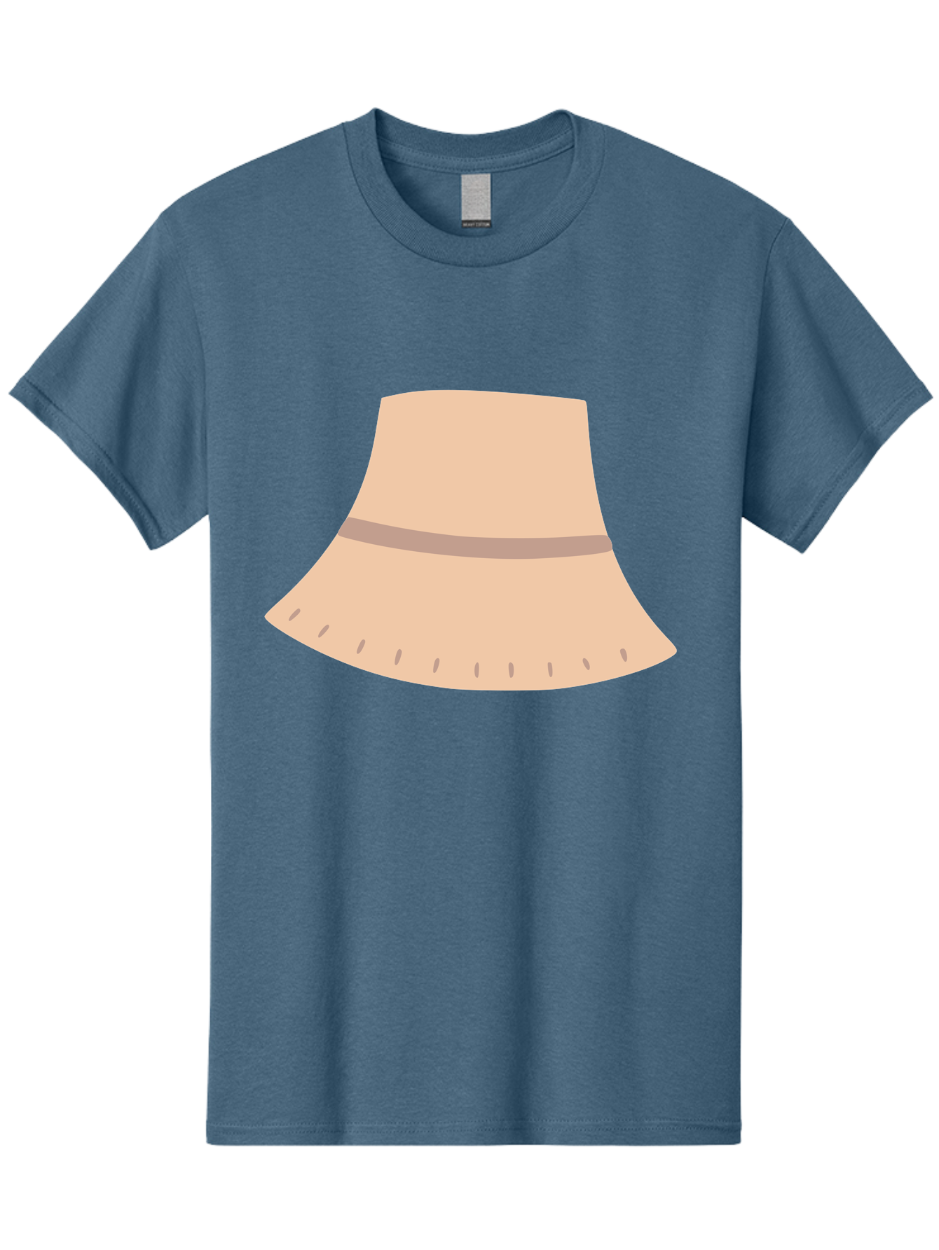 Floppy-Sun-Hat Men'S Graphic Tee, 100% Cotton, Comfortable Casual Summer Wear, Machine Washable, Floppy Hat, Wide Brim, Beige Color, Fashion Accessory, Summer Hat, Sun Protection, Stylish Hat, Casual Wear Aac035