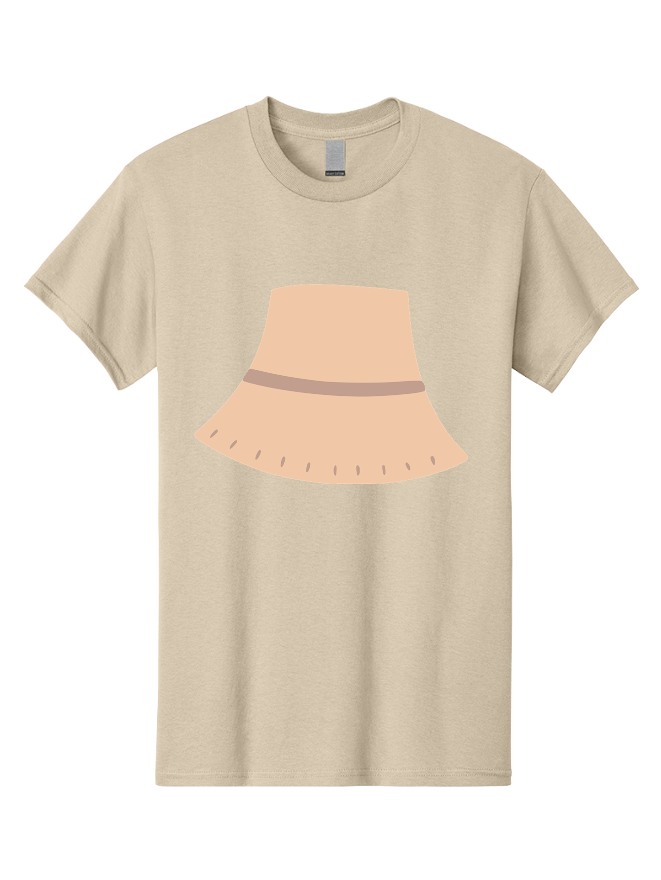 Floppy-Sun-Hat Men'S Graphic Tee, 100% Cotton, Comfortable Casual Summer Wear, Machine Washable, Floppy Hat, Wide Brim, Beige Color, Fashion Accessory, Summer Hat, Sun Protection, Stylish Hat, Casual Wear Aac035