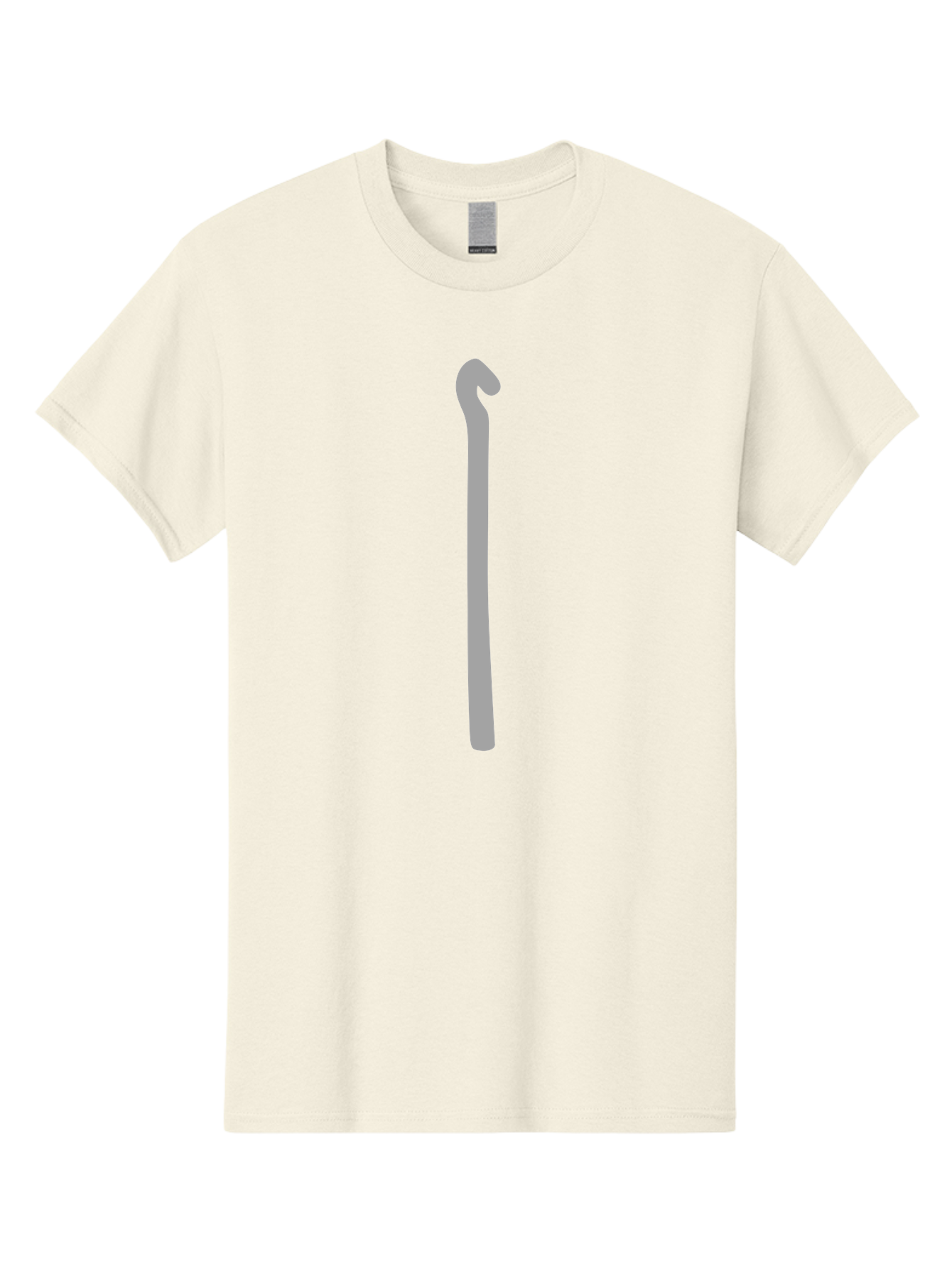 Gray-Walking-Stick Men'S Graphic Tee, 100% Cotton, Comfortable Casual Summer Wear, Machine Washable, Gray Walking Stick, Cane For Mobility, Assistive Device, Walking Aid, Elderly Support, Injury Recovery, Disability Assistance Aac040