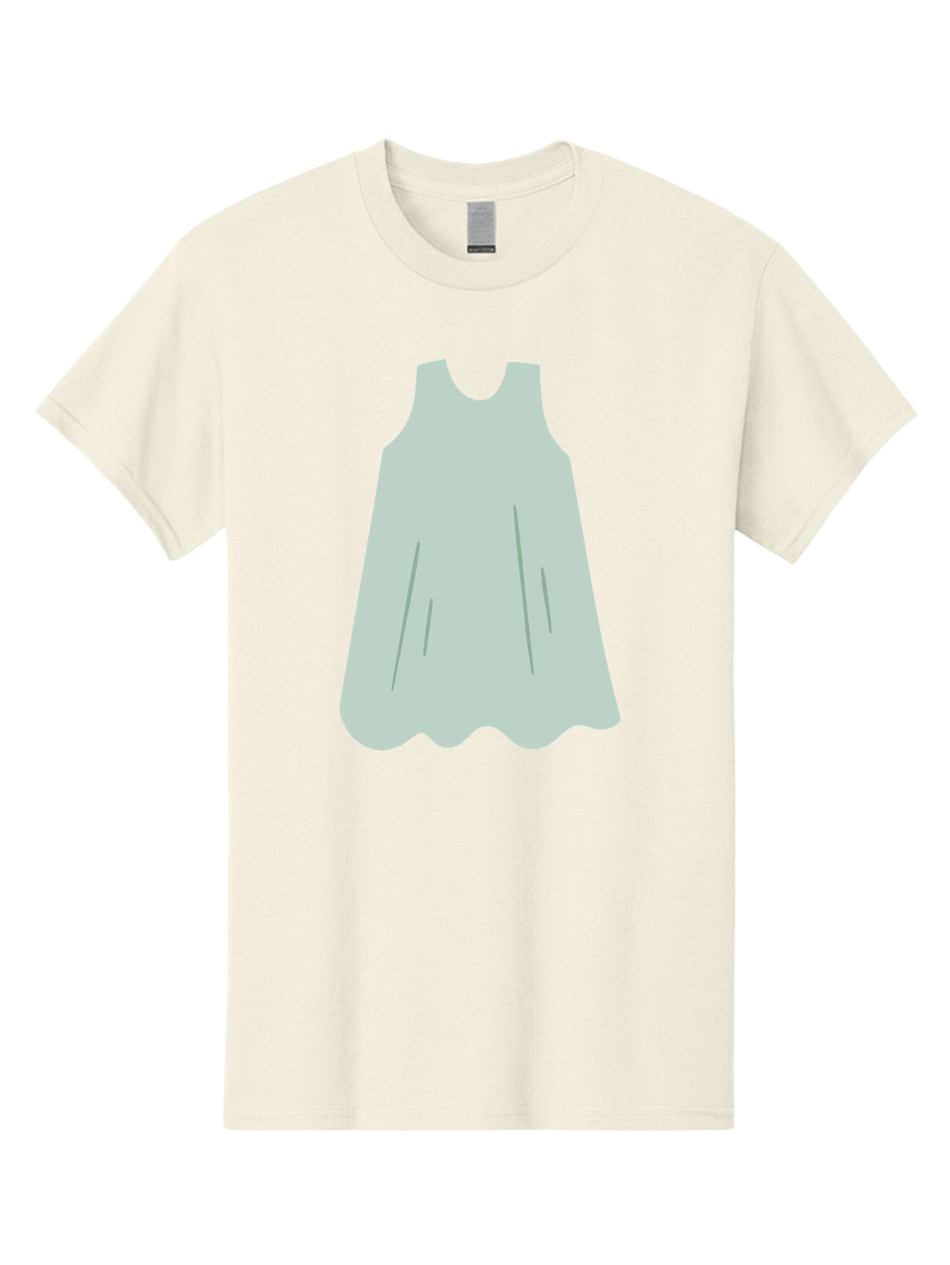 Grey-Dress Men'S Graphic Tee, 100% Cotton, Comfortable Casual Summer Wear, Machine Washable, Simple Dress Design, Sleeveless Dress, A-Line Dress, Grey Clothing, Fashion Illustration, Minimalist Style, Women'S Fashion, Soft Grey Tone, Aac041