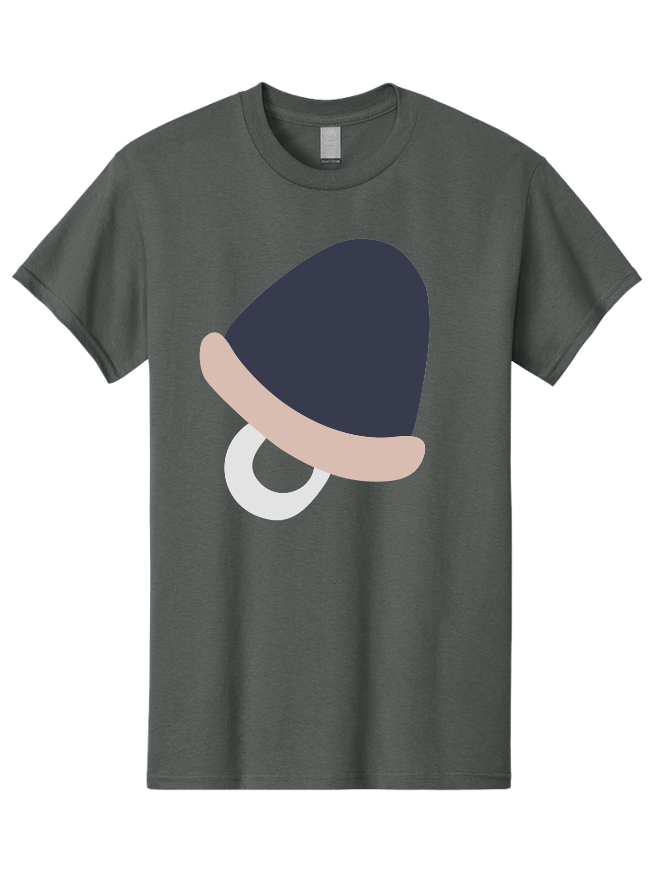 Pacifier Men'S Graphic Tee, 100% Cotton, Comfortable Casual Summer Wear, Machine Washable, Pacifier For Baby, Baby Soother, Nursery Accessories, Infant Care, Baby Supplies, Newborn Essentials Aac065