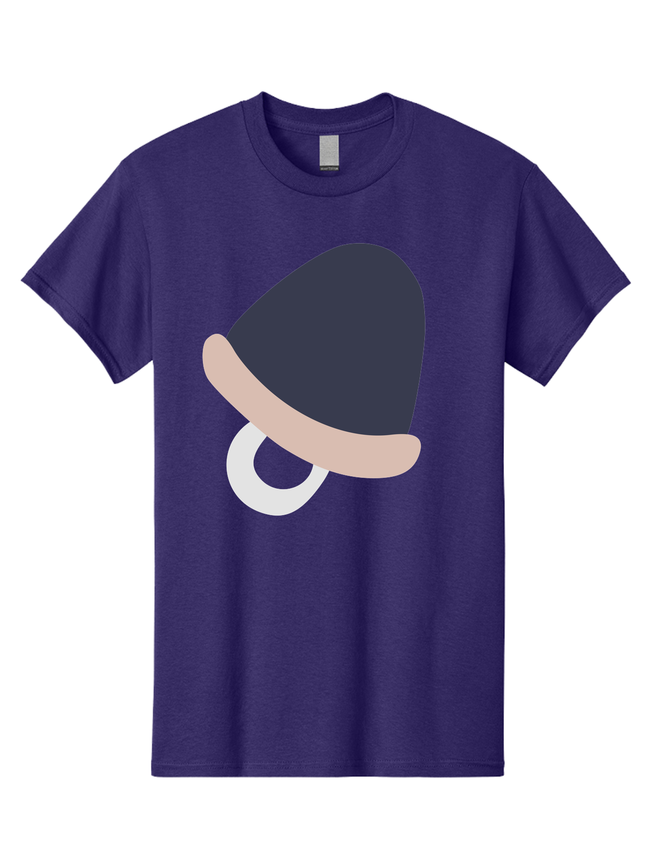 Pacifier Men'S Graphic Tee, 100% Cotton, Comfortable Casual Summer Wear, Machine Washable, Pacifier For Baby, Baby Soother, Nursery Accessories, Infant Care, Baby Supplies, Newborn Essentials Aac065