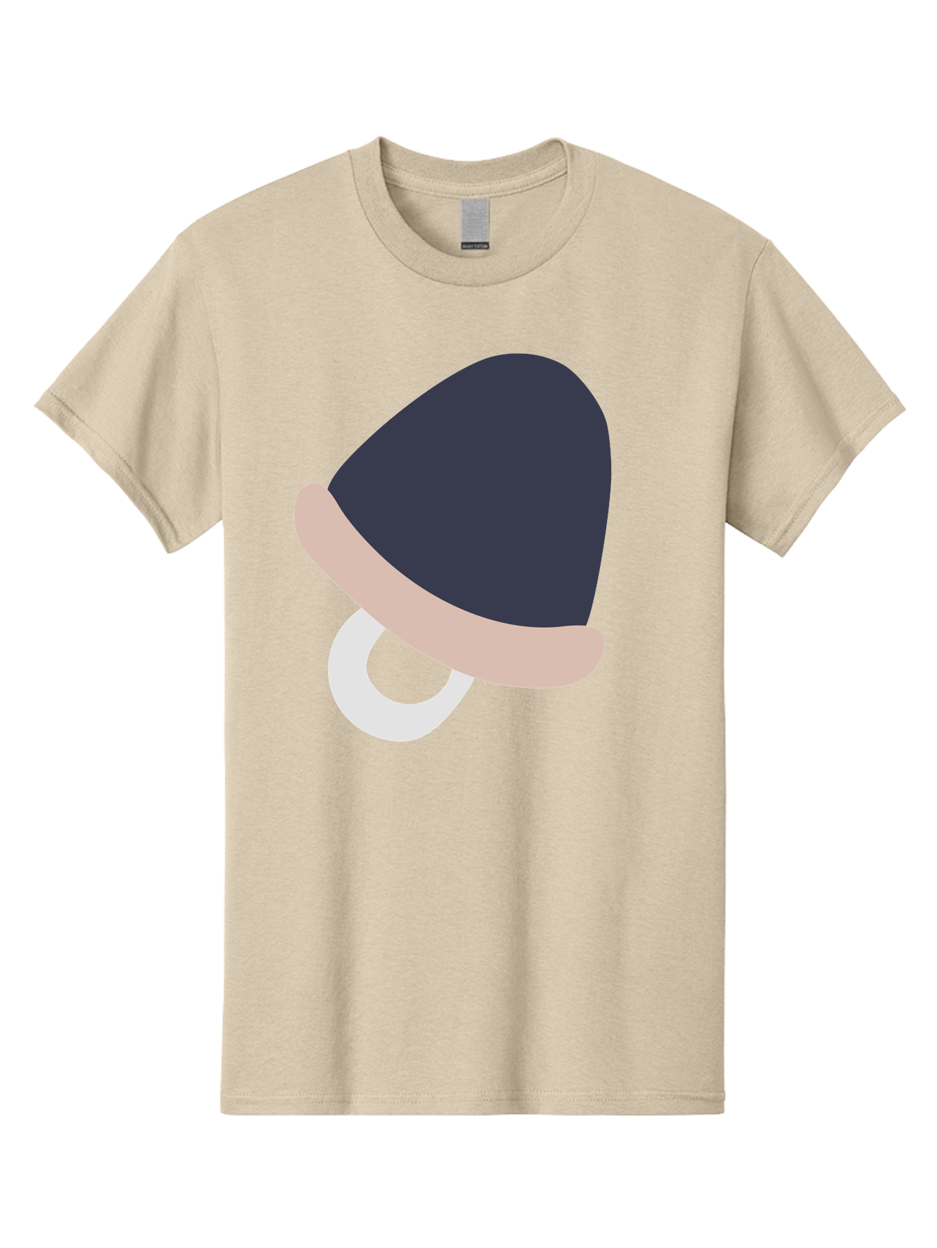 Pacifier Men'S Graphic Tee, 100% Cotton, Comfortable Casual Summer Wear, Machine Washable, Pacifier For Baby, Baby Soother, Nursery Accessories, Infant Care, Baby Supplies, Newborn Essentials Aac065