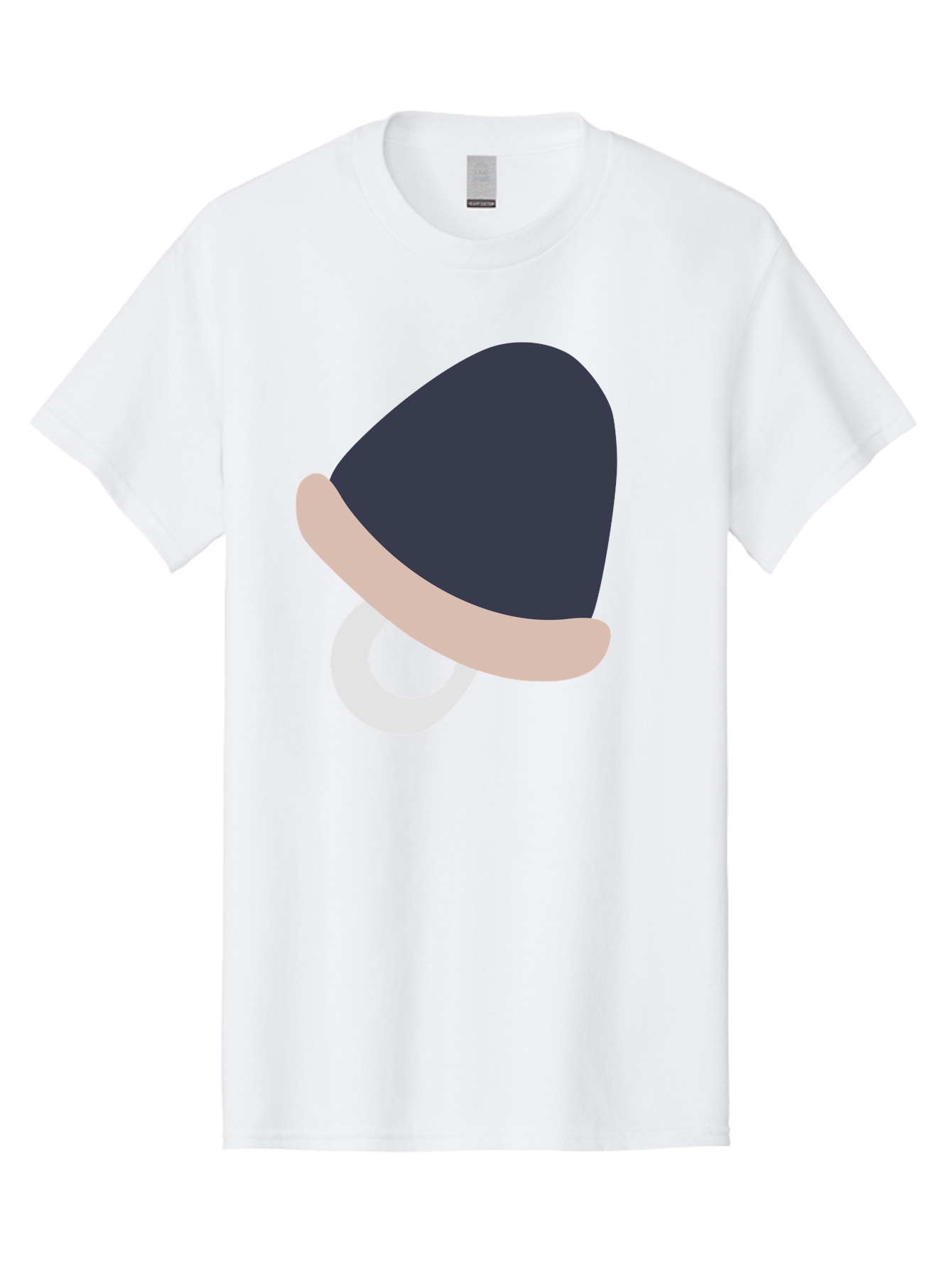 Pacifier Men'S Graphic Tee, 100% Cotton, Comfortable Casual Summer Wear, Machine Washable, Pacifier For Baby, Baby Soother, Nursery Accessories, Infant Care, Baby Supplies, Newborn Essentials Aac065