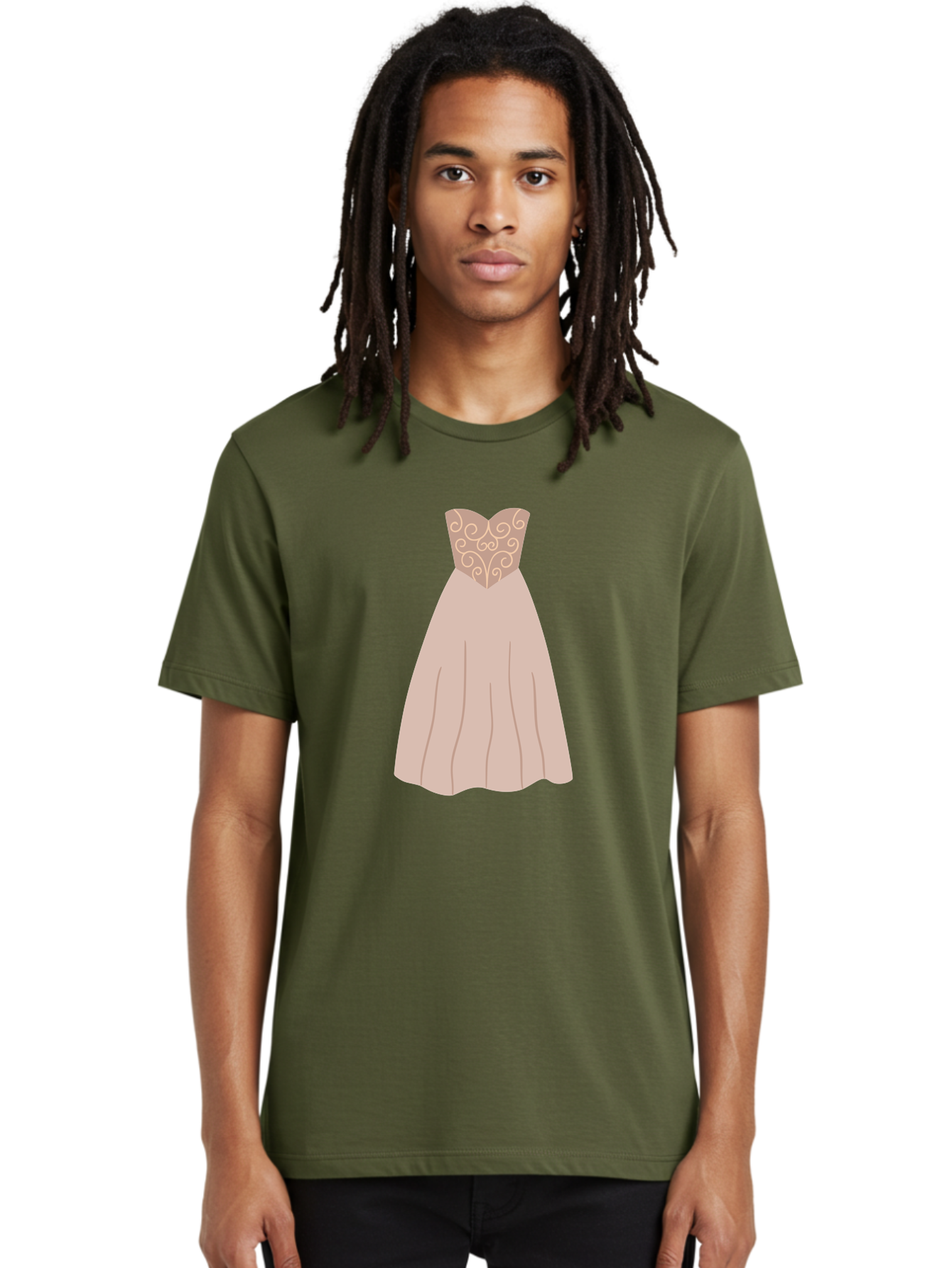 Prom-Dress Men'S Graphic Tee, 100% Cotton, Comfortable Casual Summer Wear, Machine Washable, Formal Evening Gown, Sweetheart Neckline, Strapless Dress, Flowing Skirt, Elegant Design, Beige Color, Vintage Style, Wedding Dress, Luxury Fashion, Aac087