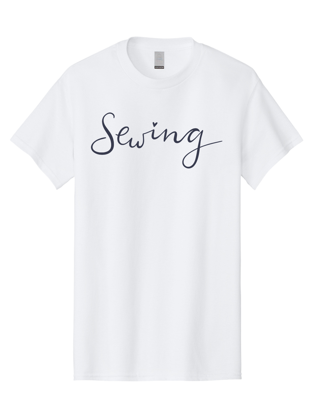 Sewing-2 Men'S Graphic Tee, 100% Cotton, Comfortable Casual Summer Wear, Machine Washable, Sewing, Sewing Crafts, Hand Lettering, Cursive Script, Needlework, Crafting Community Aac097