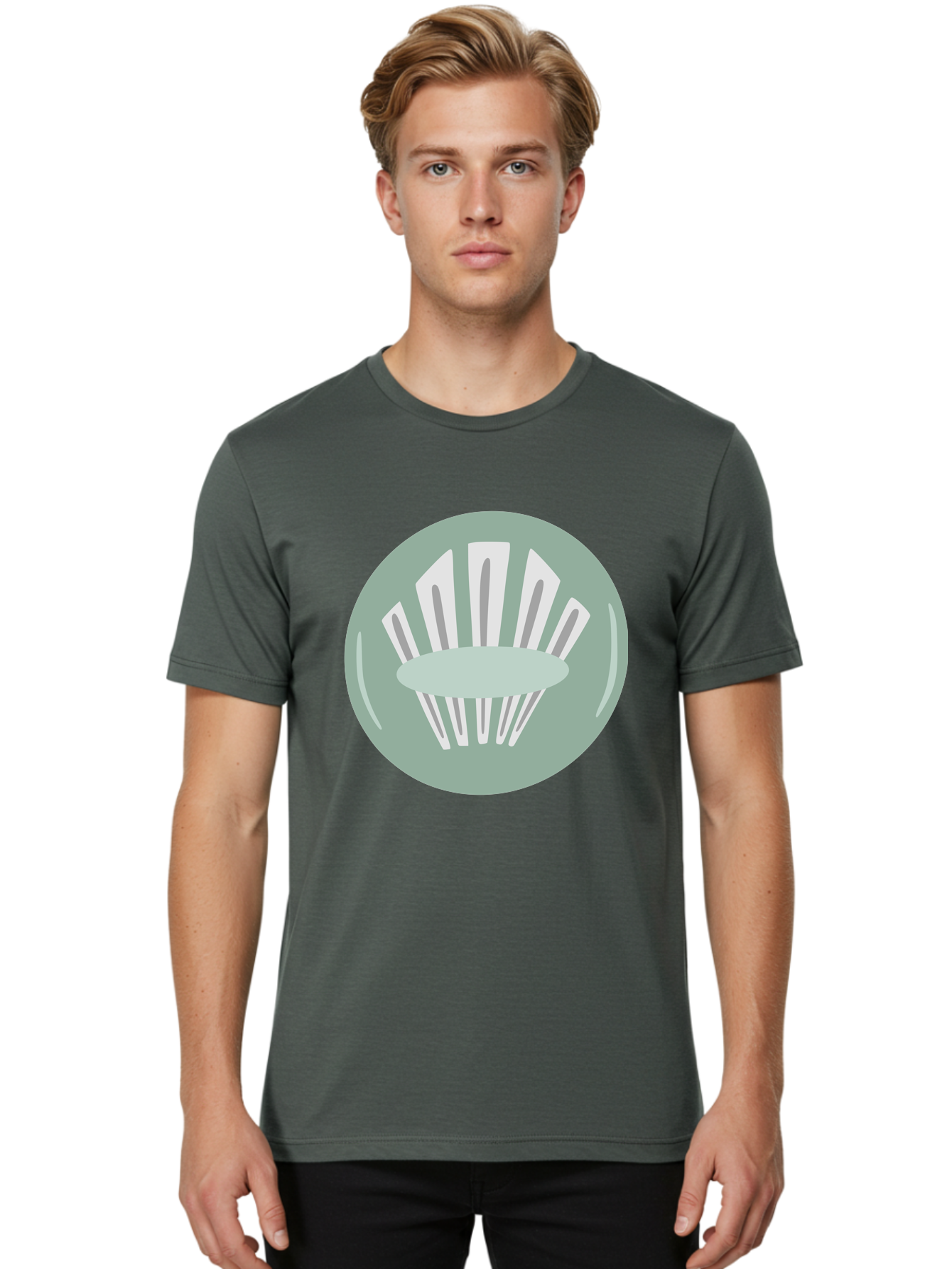 Shuttlecock Men'S Graphic Tee, 100% Cotton, Comfortable Casual Summer Wear, Machine Washable, Badminton Shuttlecock, Sports Equipment, Feathered Projectile, Badminton Gear, Racket Sports, Shuttlecock Design, Minimalist Style, Simple Graphics, Aac112