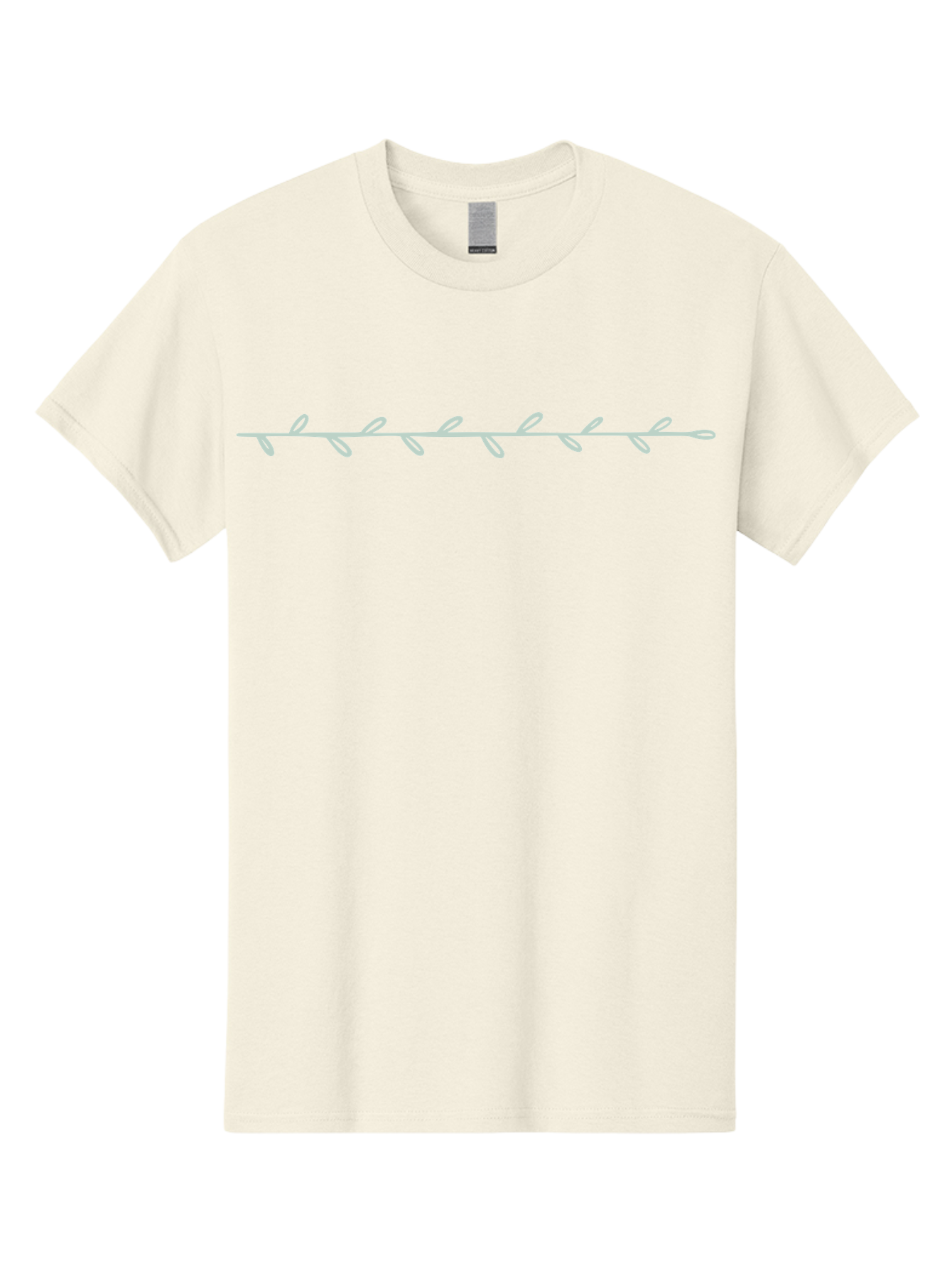 Simple-White-Vine Men'S Graphic Tee, 100% Cotton, Comfortable Casual Summer Wear, Machine Washable, Simple Branch Design, Minimalist Illustration, White Leaves, Delicate Pattern, Elegant Line Art, Modern Graphics, Floral Element Aac113