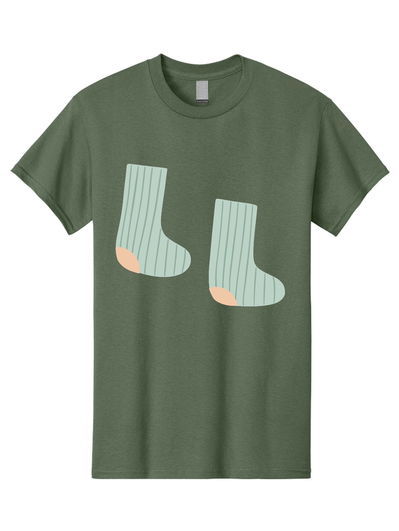 Striped-Socks Men'S Graphic Tee, 100% Cotton, Comfortable Casual Summer Wear, Machine Washable, Striped Socks, Matching Socks, Casual Footwear, Comfortable Clothing, Fashion Accessories, Clothing Details Aac119